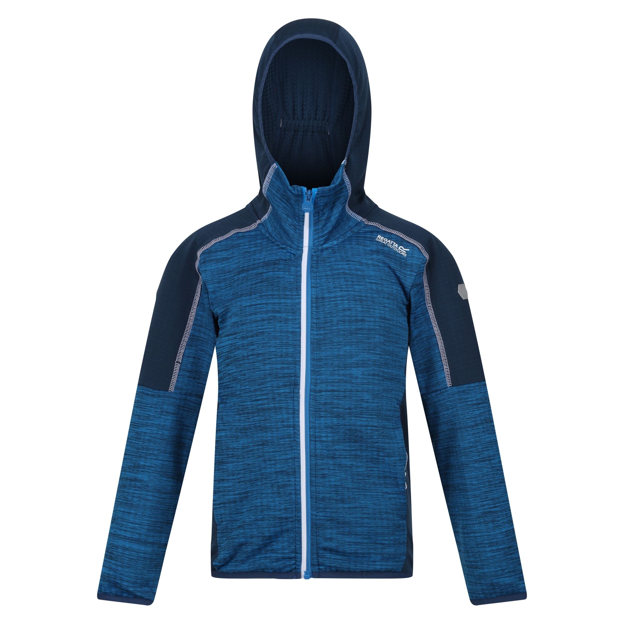 Kids' Burnton Full Zip Fleece | Indigo Blue Blue Wing