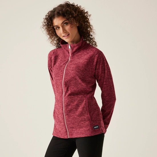 Women's Mayse Full Zip Fleece | Dark Grey Marl