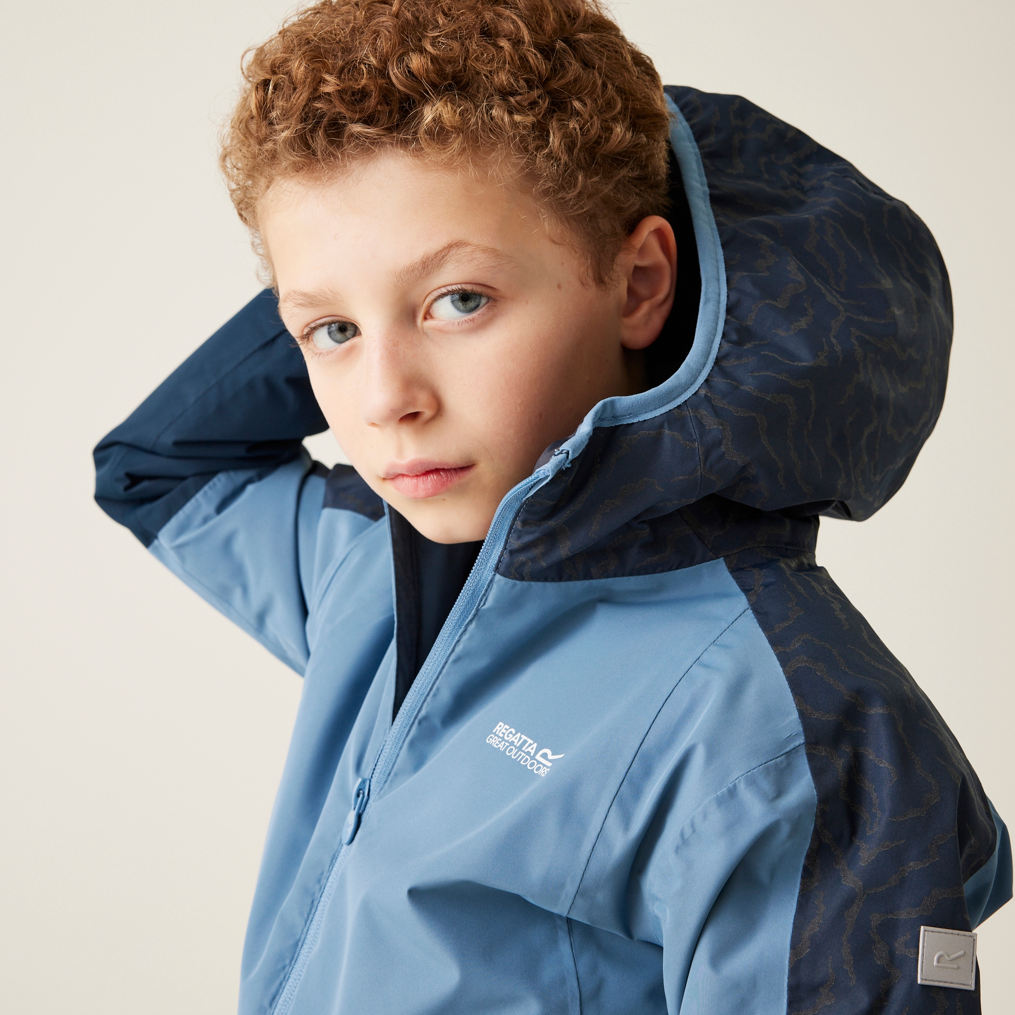 Kids' Volcanics VIII Reflective Jacket | Coronet Blue Navy
