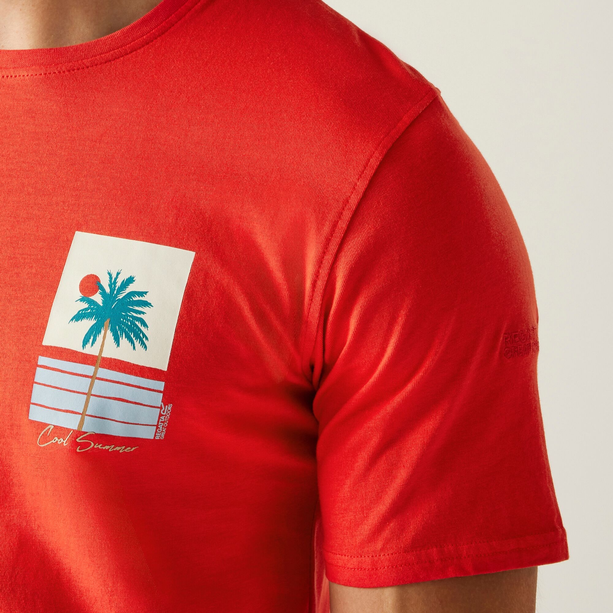 Men's Cline IX T-Shirt | Poppy Red Cool Summer