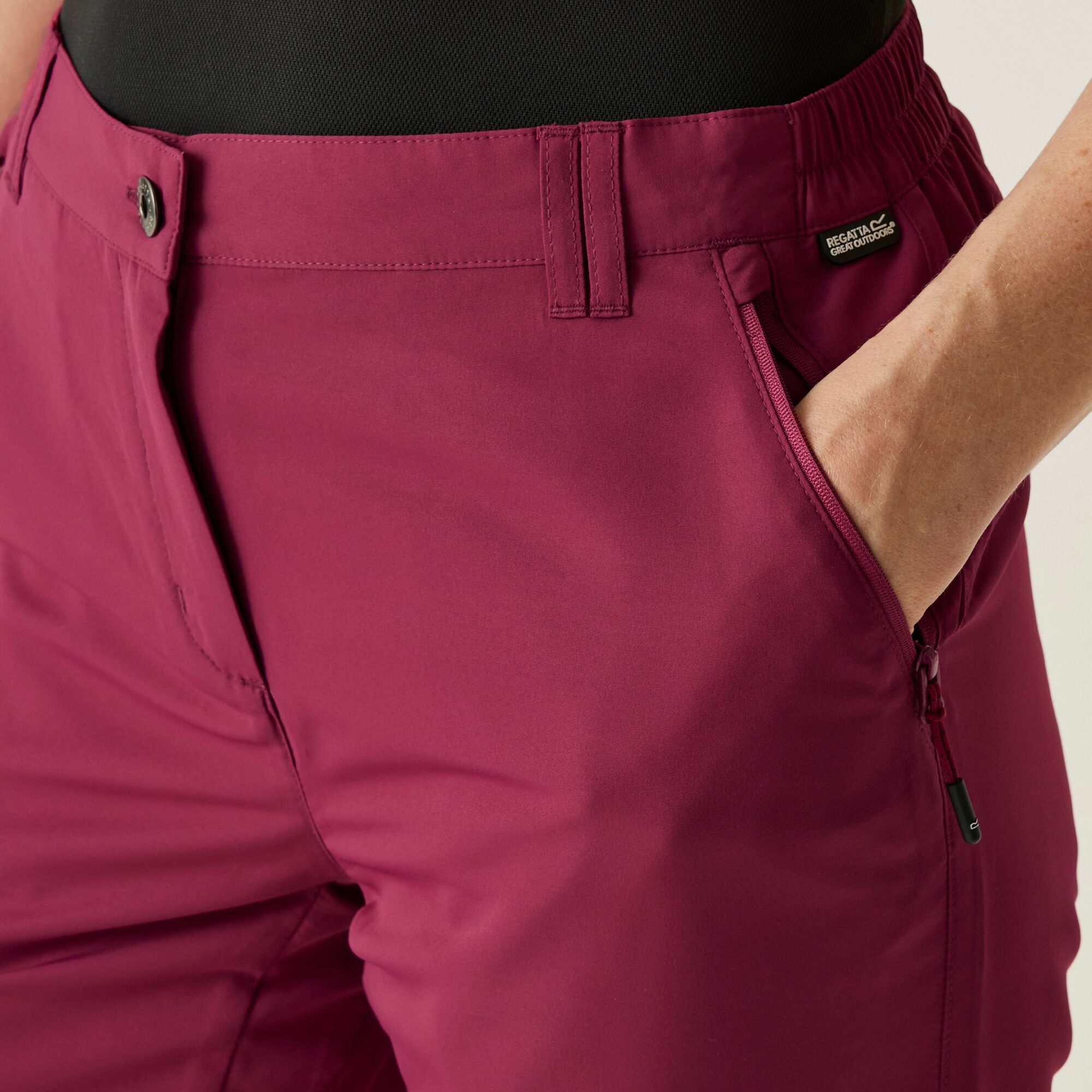 Women's Chaska III Capri Walking Trousers | Beaujolais