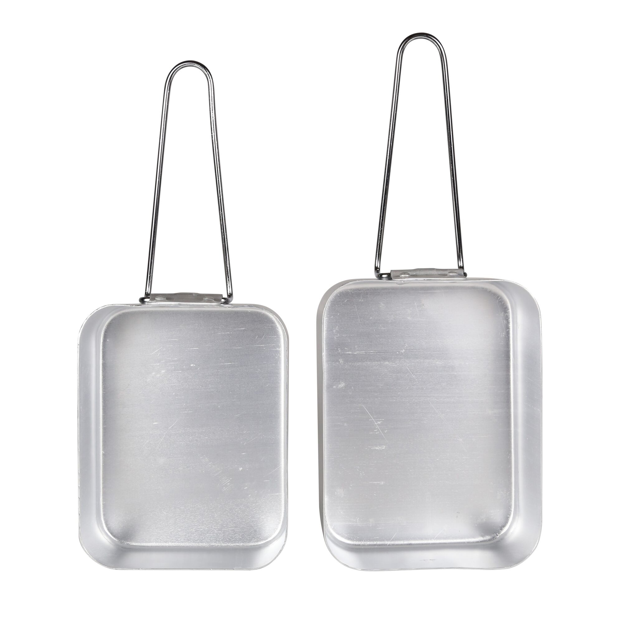 Lightweight Aluminium Mess Tin Set | Silver
