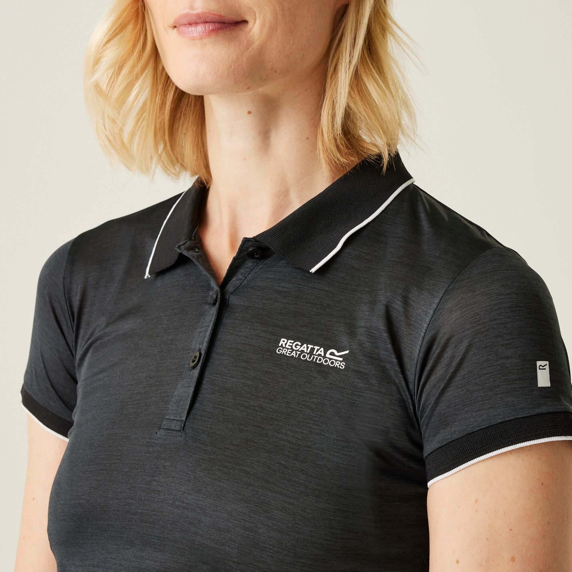 Women's Remex II Active Polo Shirt | Black