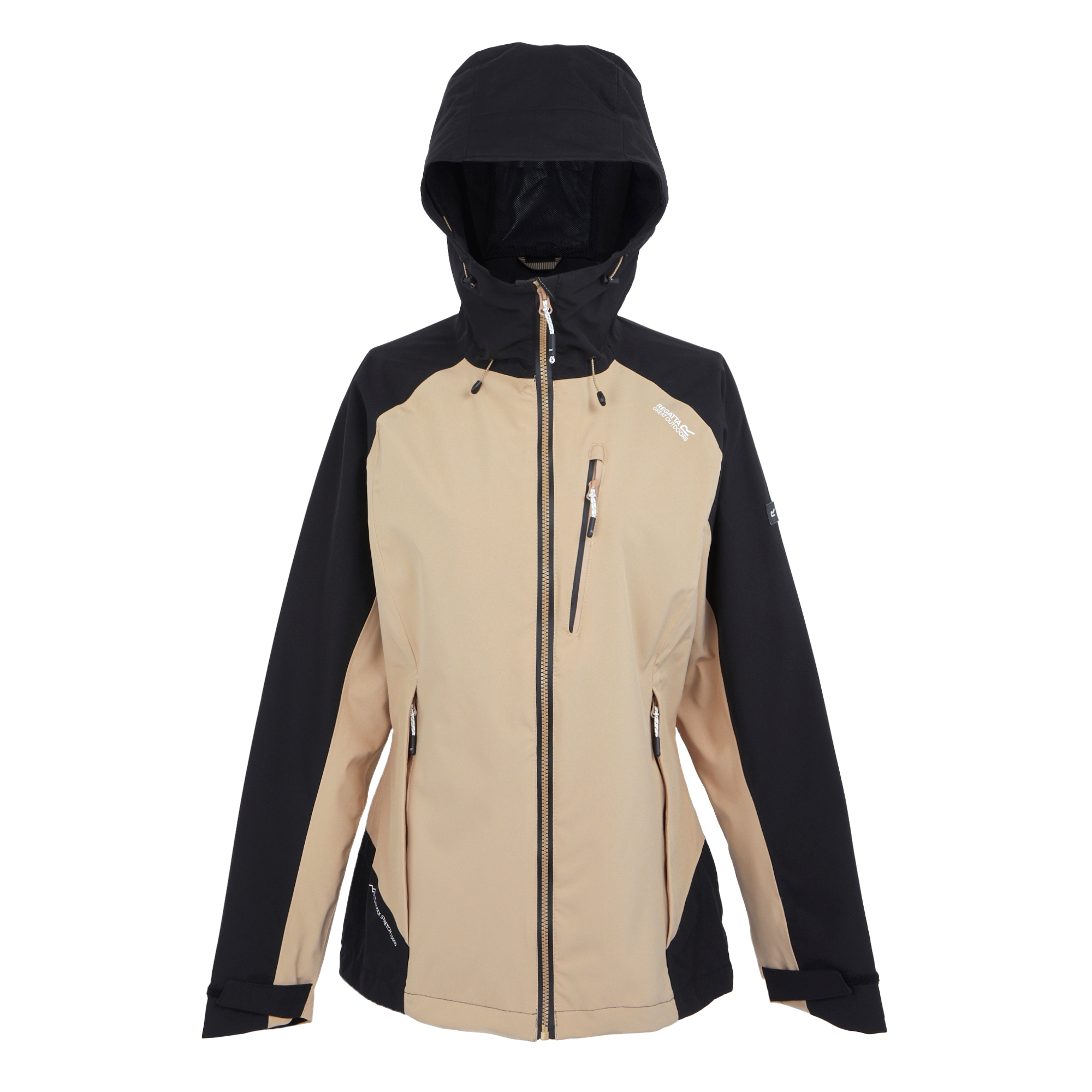 Women's Birchdale Waterproof Jacket | Warm Taupe Black