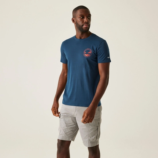 Men's Breezed V T-Shirt | Moonlight Denim