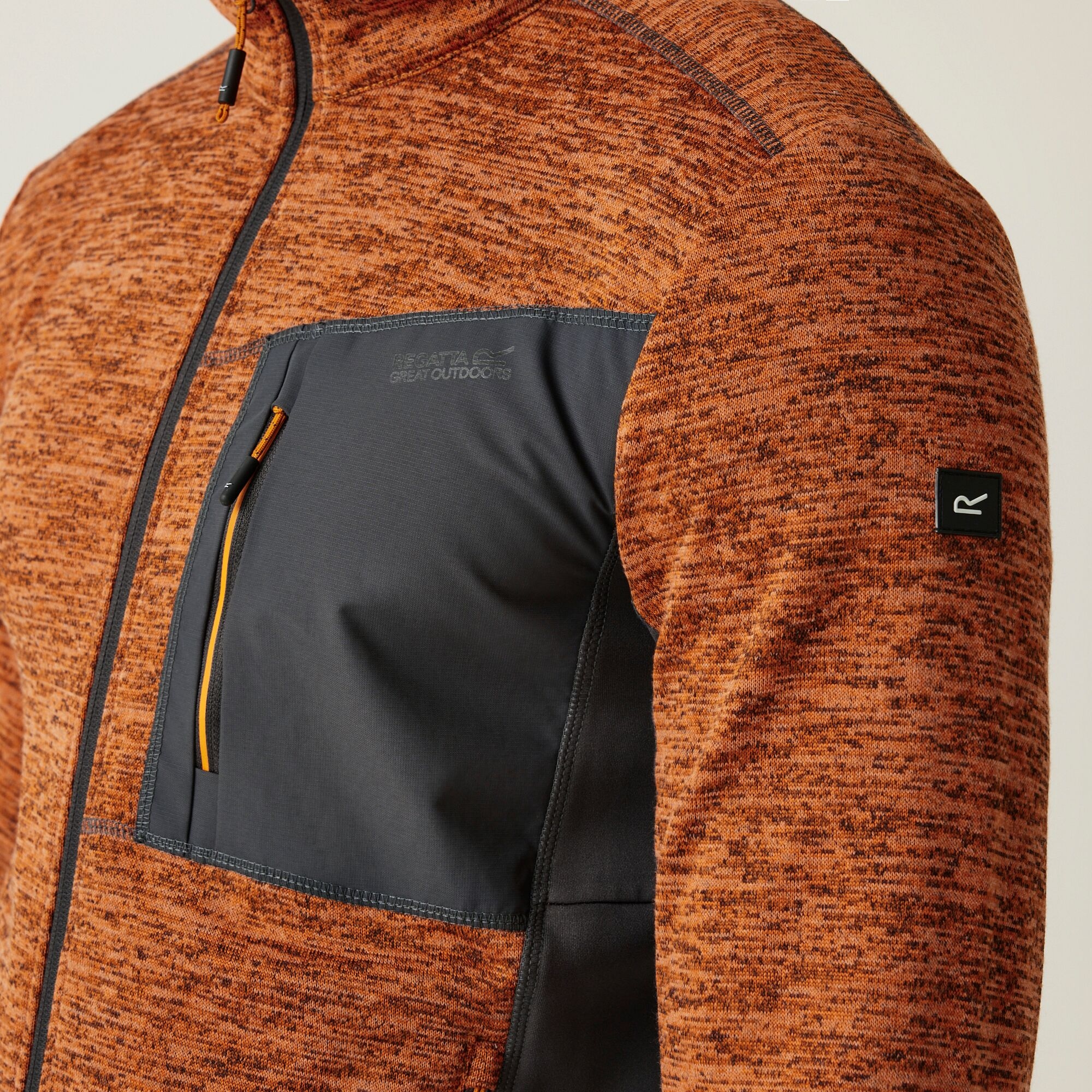 Men's Baslinn Full Zip Fleece | Fox Marl Ash