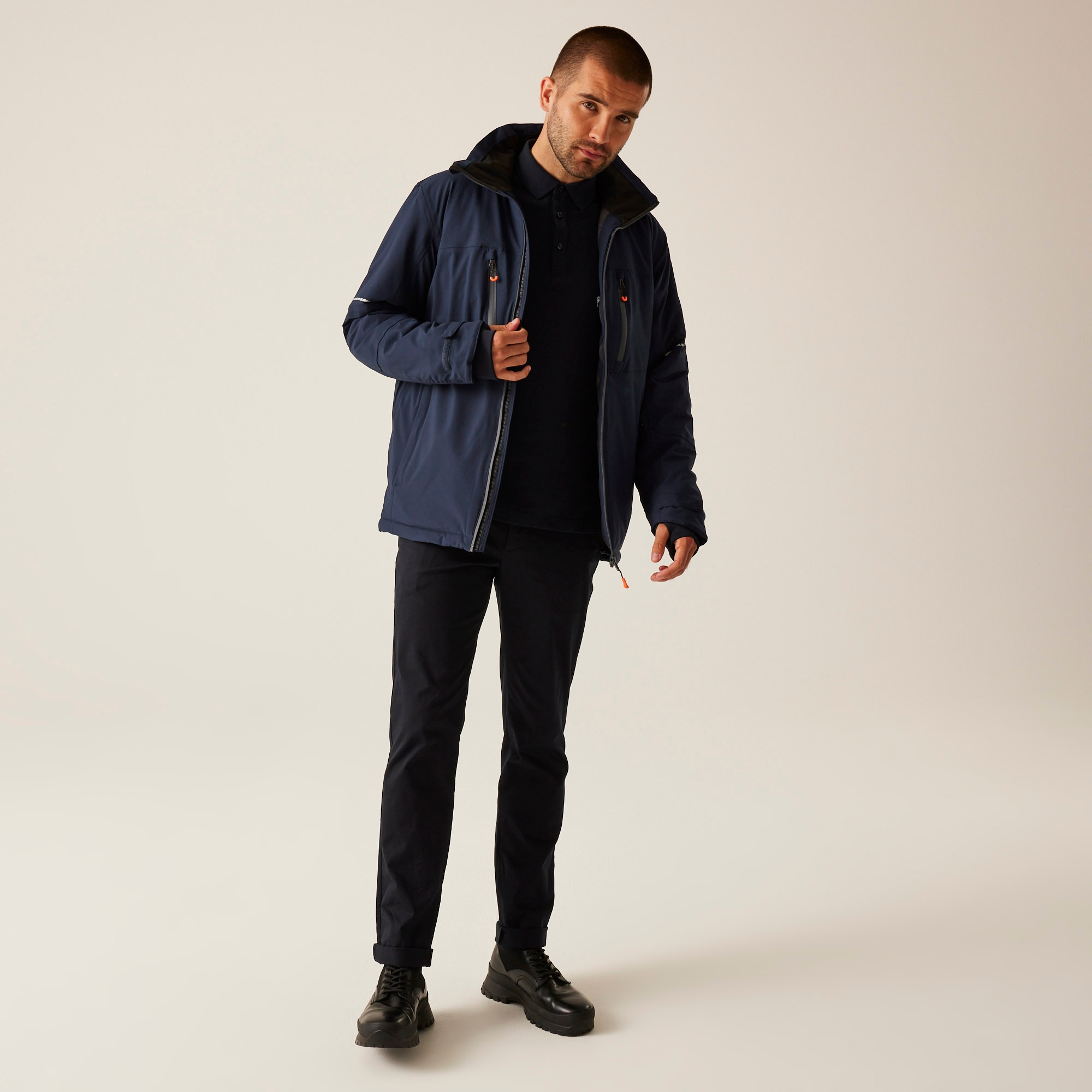 Men's X-Pro Marauder III Waterproof Insulated Jacket | Navy Grey