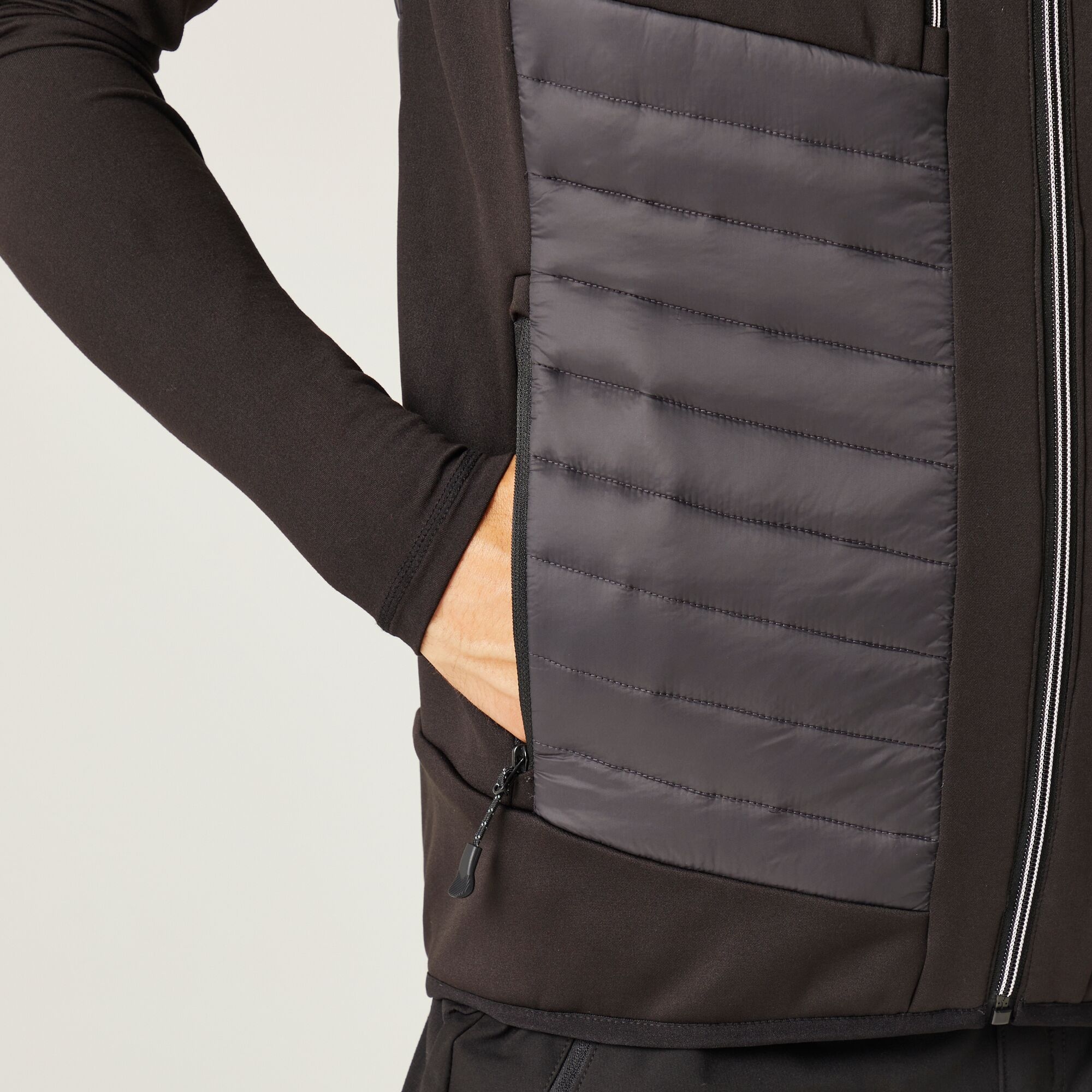 Men's E-Volve Thermal Hybrid Bodywarmer | Ash Black