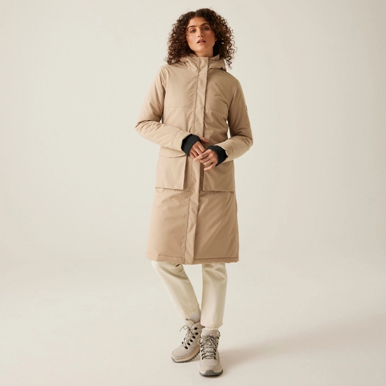 Women's Yarli Waterproof Longline Jacket | Black Dark Grey