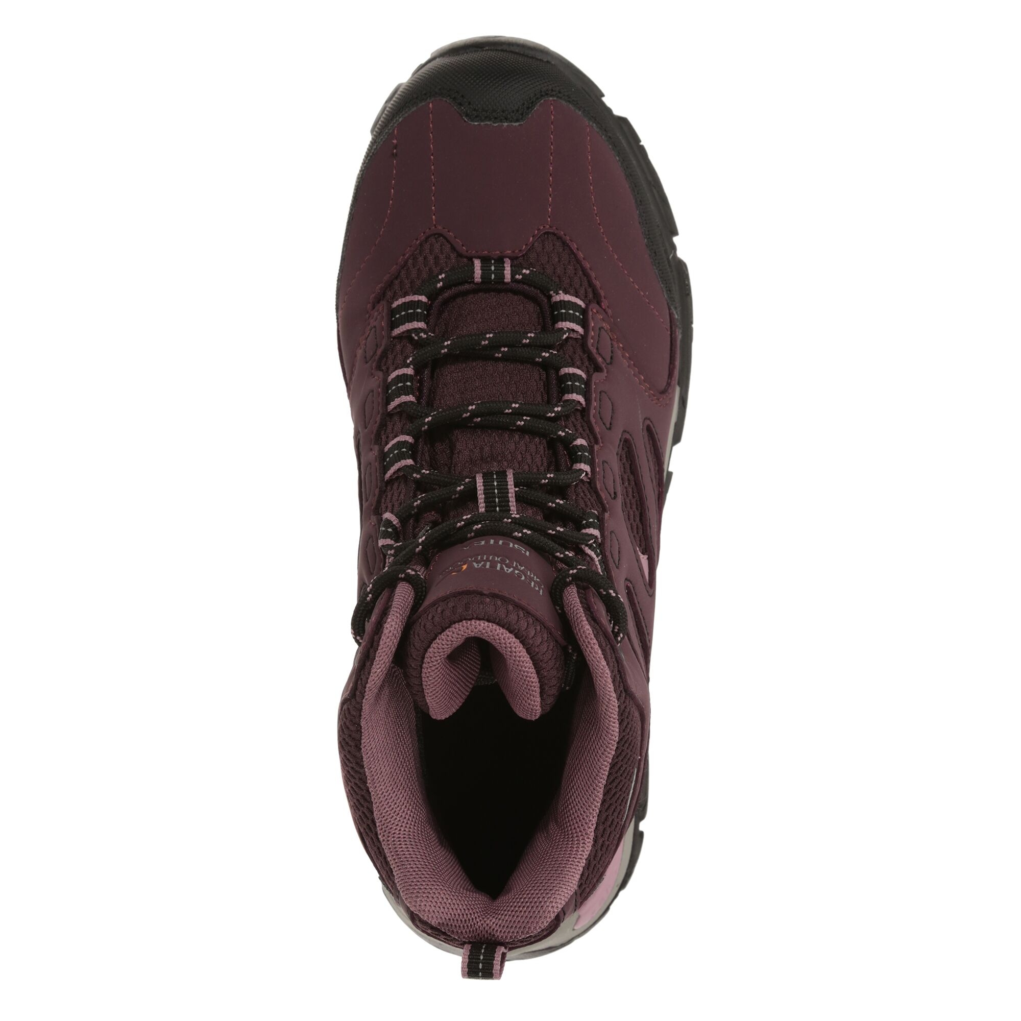 Women's Holcombe Waterproof Mid Walking Boots | Dark Burgundy Black