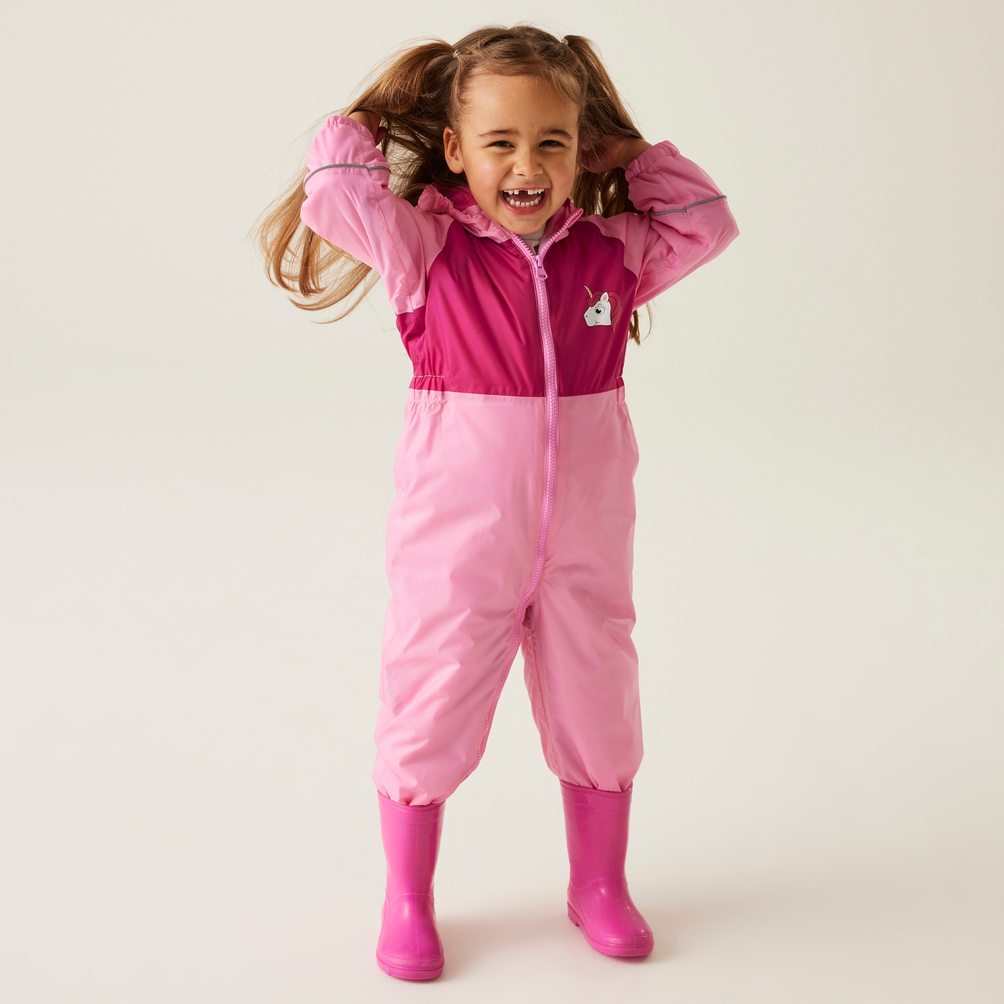 Kids' Mudplay III Waterproof Puddle Suit | Luna the Unicorn Sweet Pink