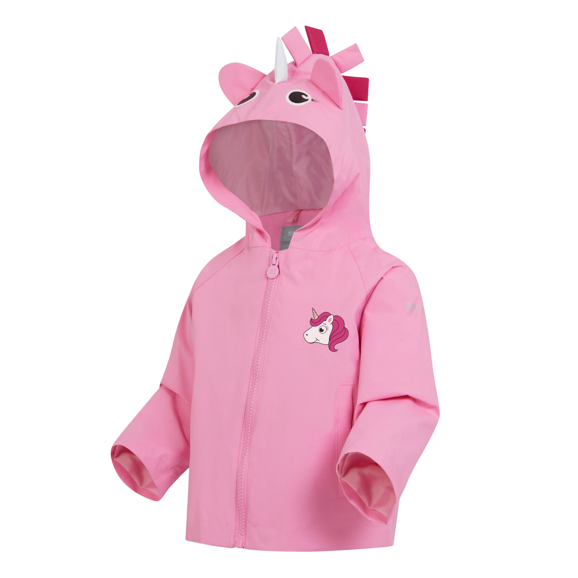 Kids' Animal Waterproof Jacket | Luna The Unicorn Sweet Pink