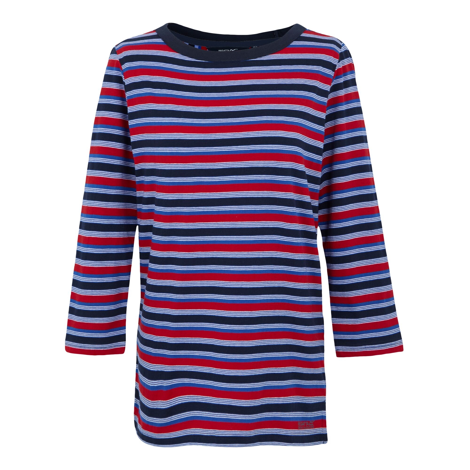 Women's Bayletta II 3/4 Sleeve Top  | Navy Multi Stripe