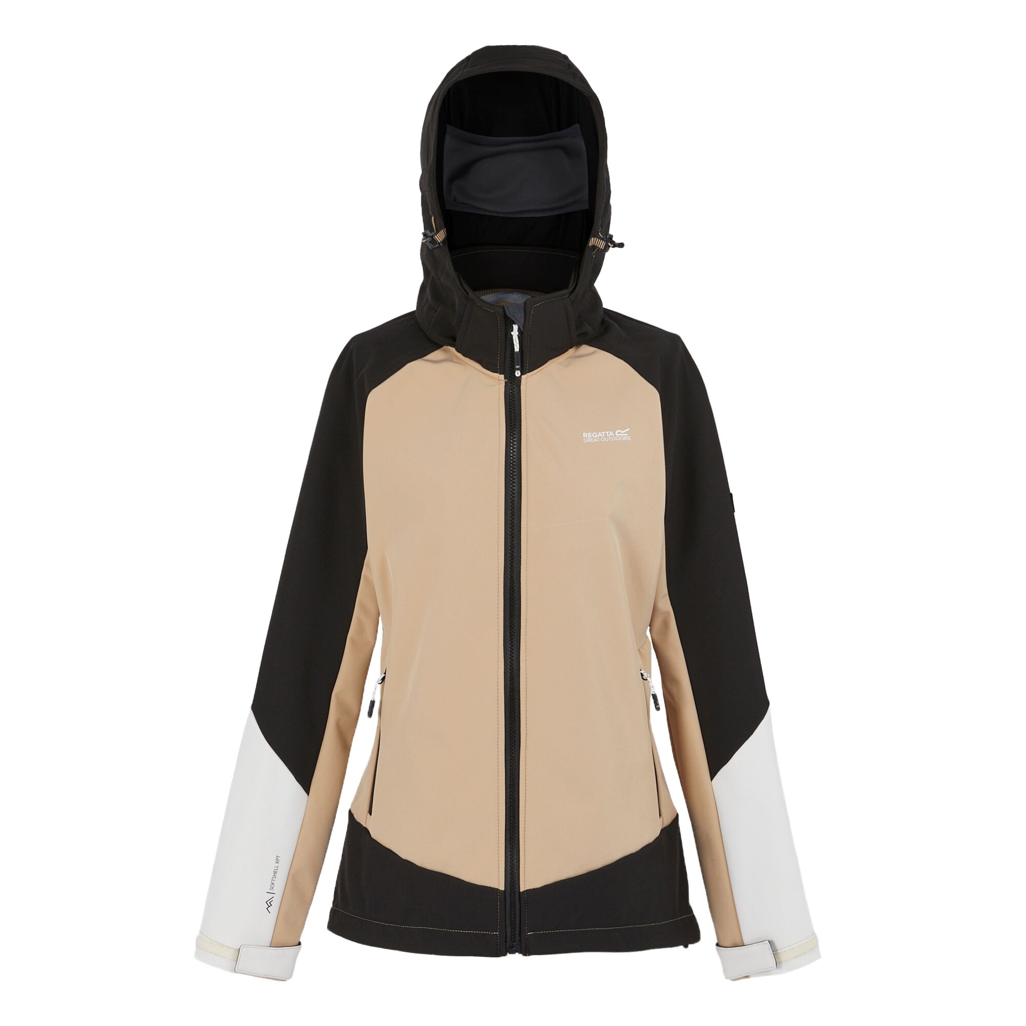 Women's Desoto X Softshell Jacket | Black Warm Taupe