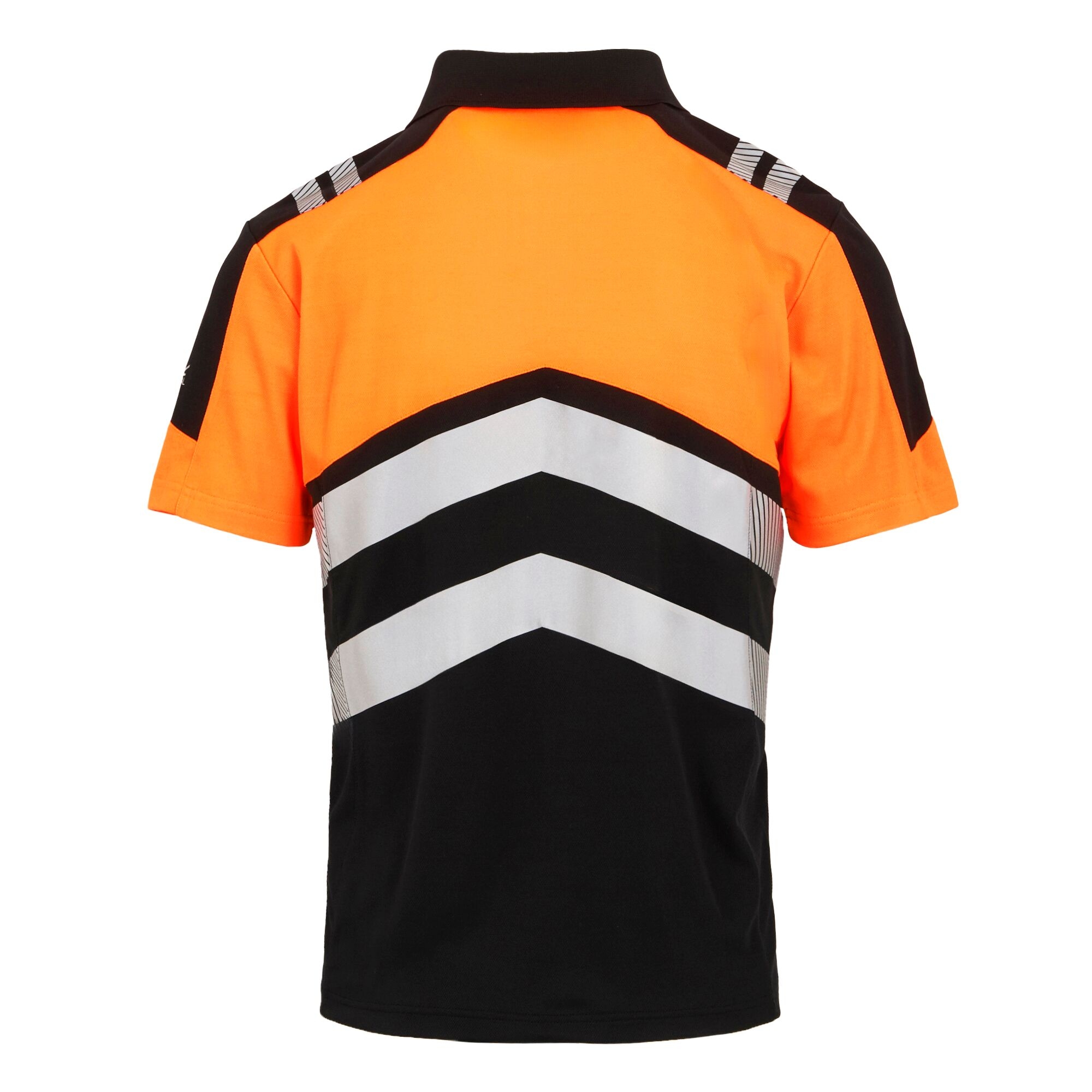 Men's Hi-Vis X-Pro Polo - Class 1 | Black Orange