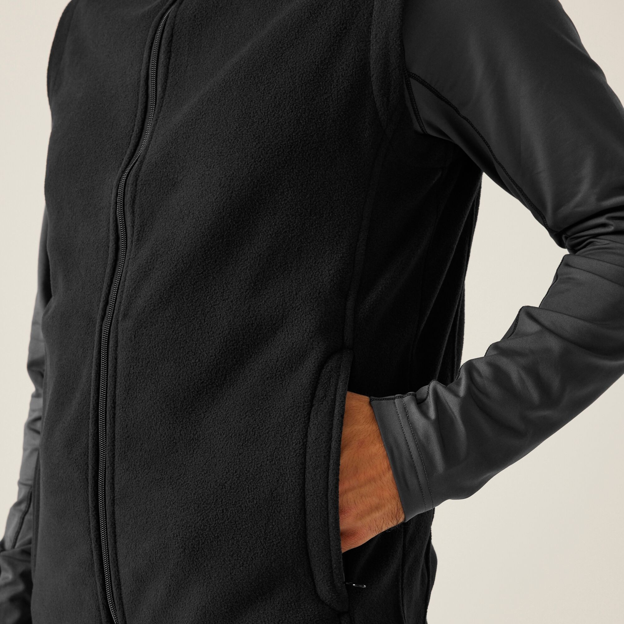 Men's Micro Fleece Bodywarmer | Black