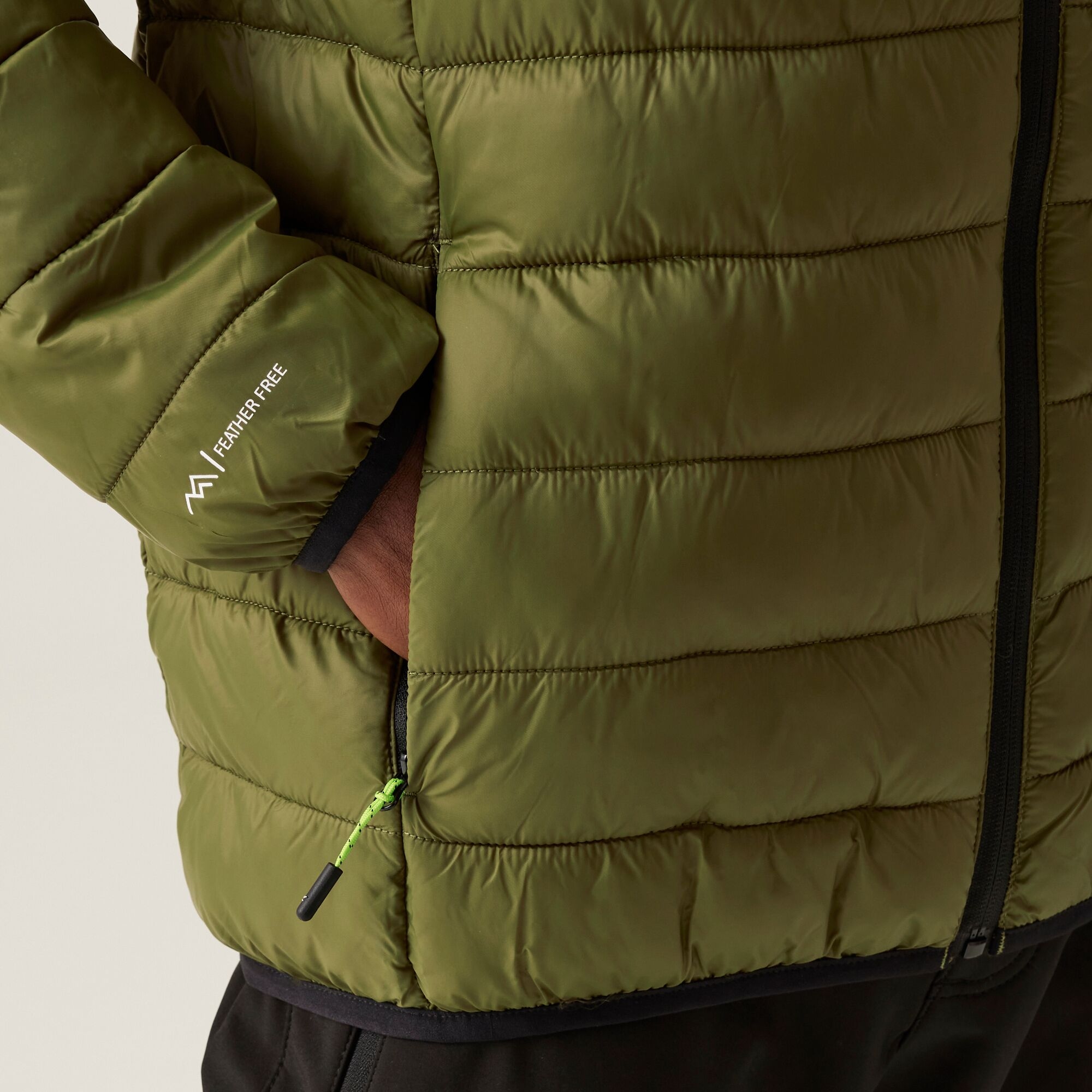 Men's Hooded Marizion Padded Jacket | Nephrite Green Black