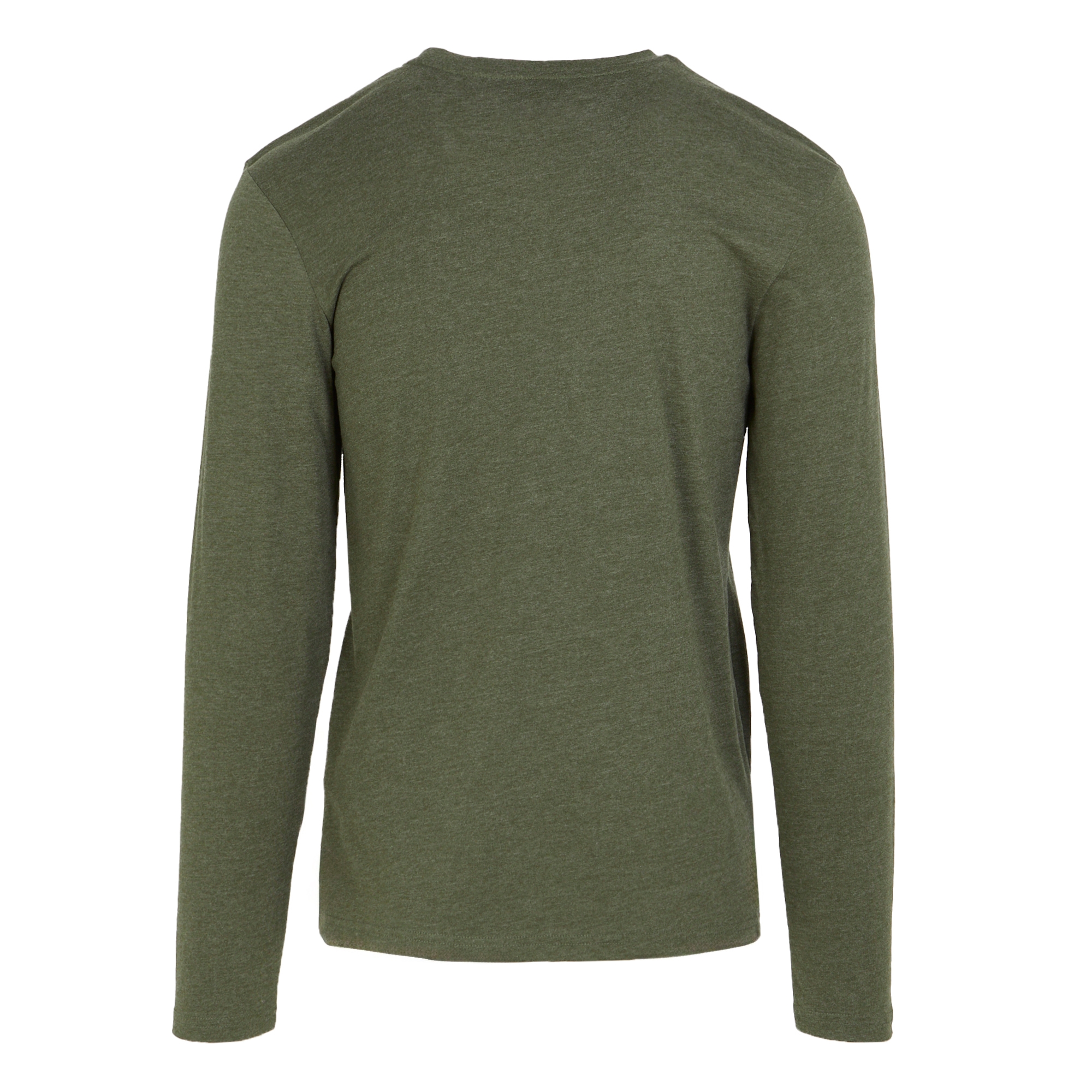 Men's Maylow Long Sleeved T-Shirt | Dark Khaki Marl