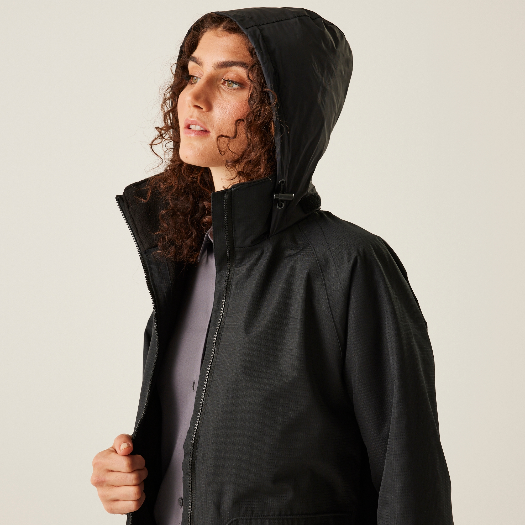 Women's Hudson Fleece Lined Jacket | Black