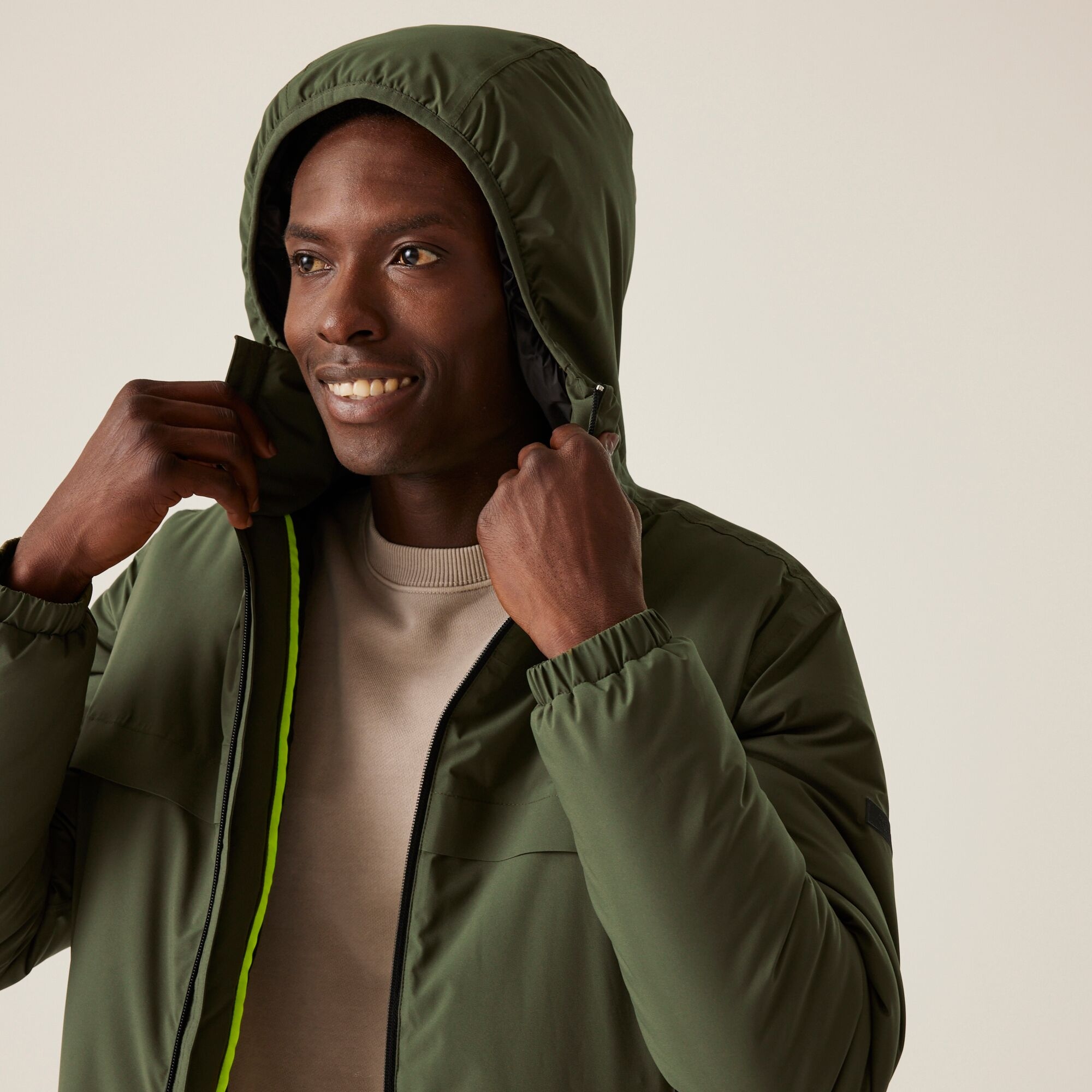 Men's Wiltom Waterproof Jacket | Dark Khaki