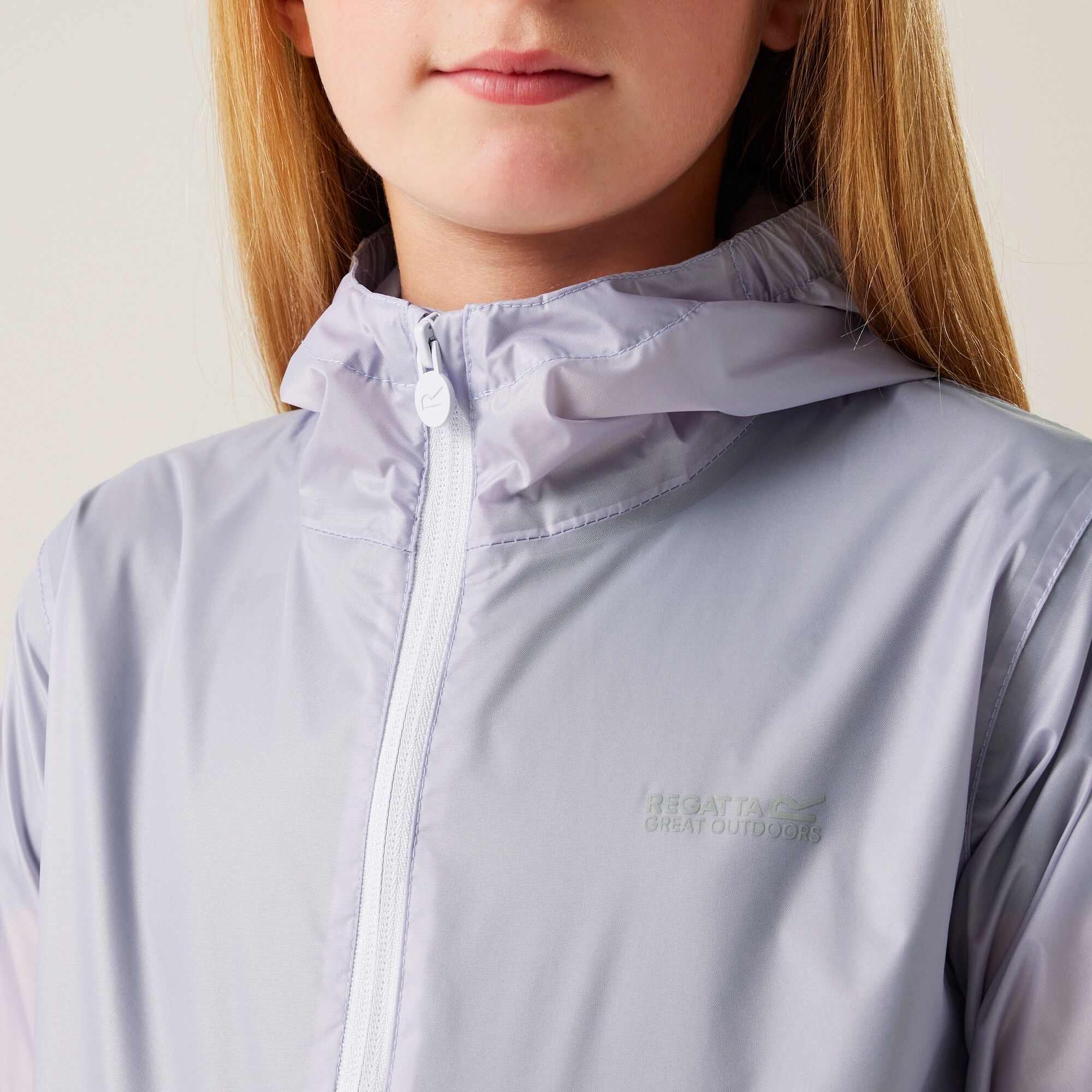 Kids' Pack It Waterproof Packaway Jacket | Lilac Thistle Lilac Hint