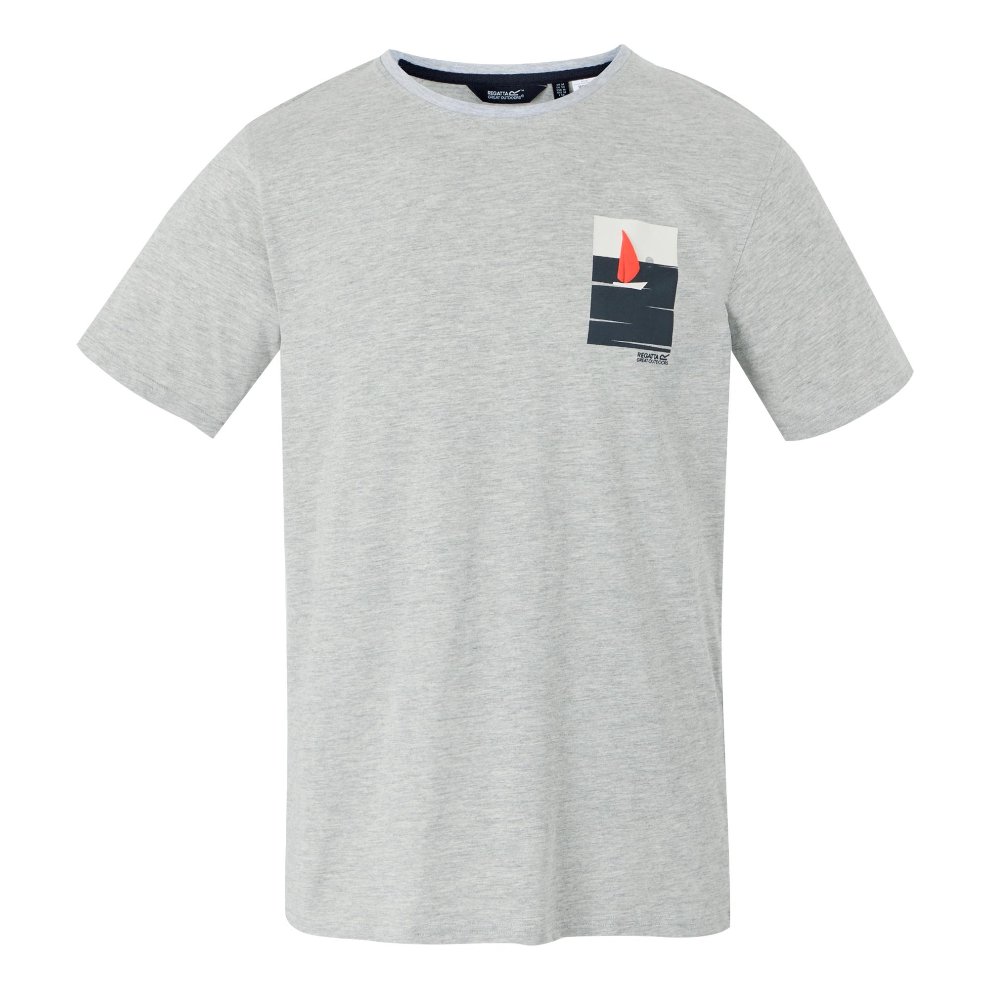 Men's Cline IX T-Shirt | Grey Marl Boat