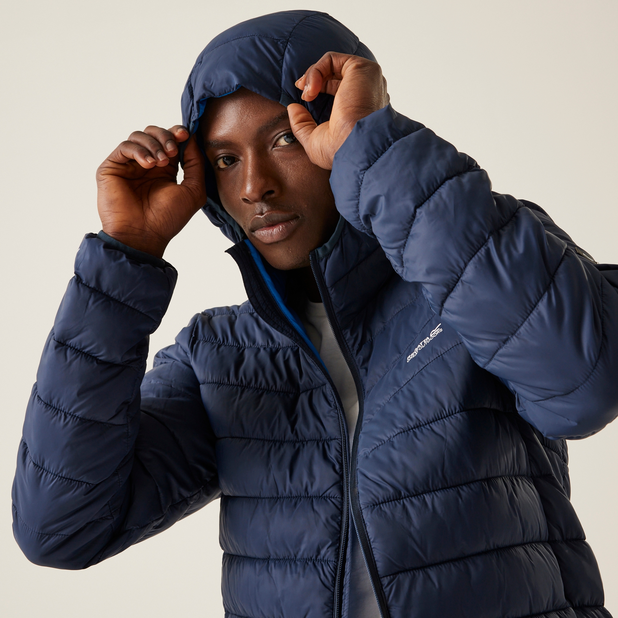 Men's Hooded Marizion Padded Jacket | Navy Olympian Blue