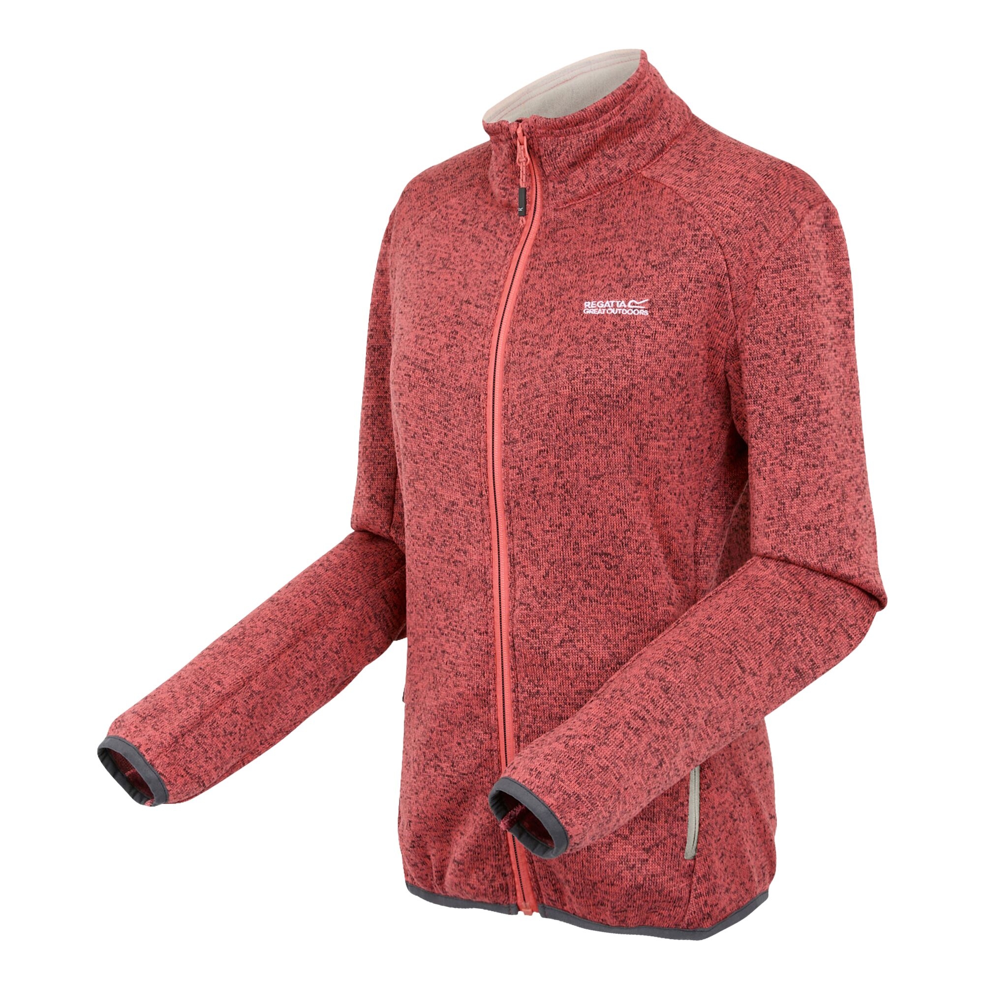 Women's Newhill II Full Zip Fleece | Peach Bloom Light Vanilla