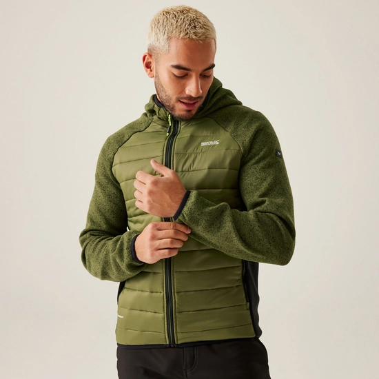 Men's Newhill Hybrid Jacket | Nephrite Green Black