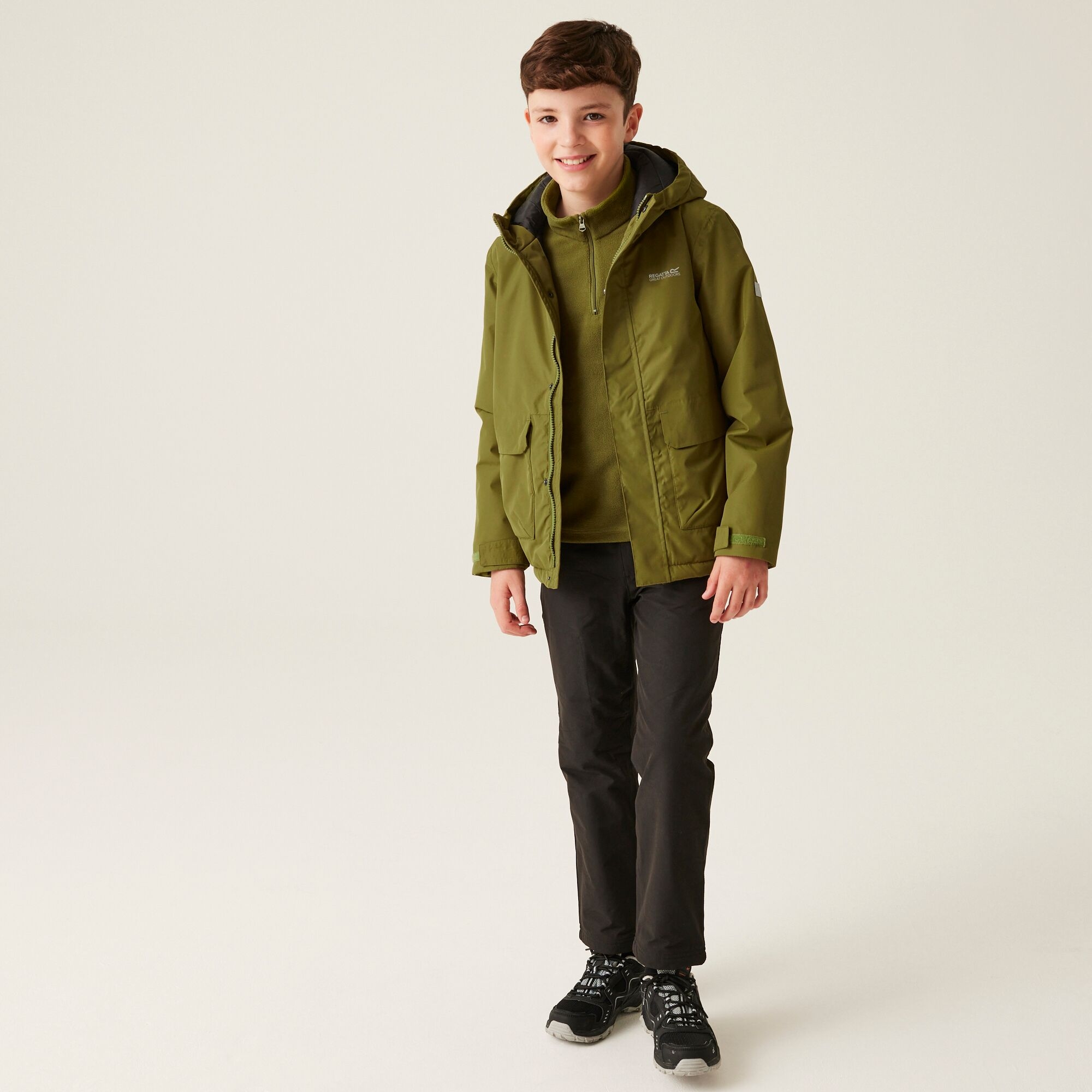 Kids' Ezdale Waterproof Jacket | Nephrite Green