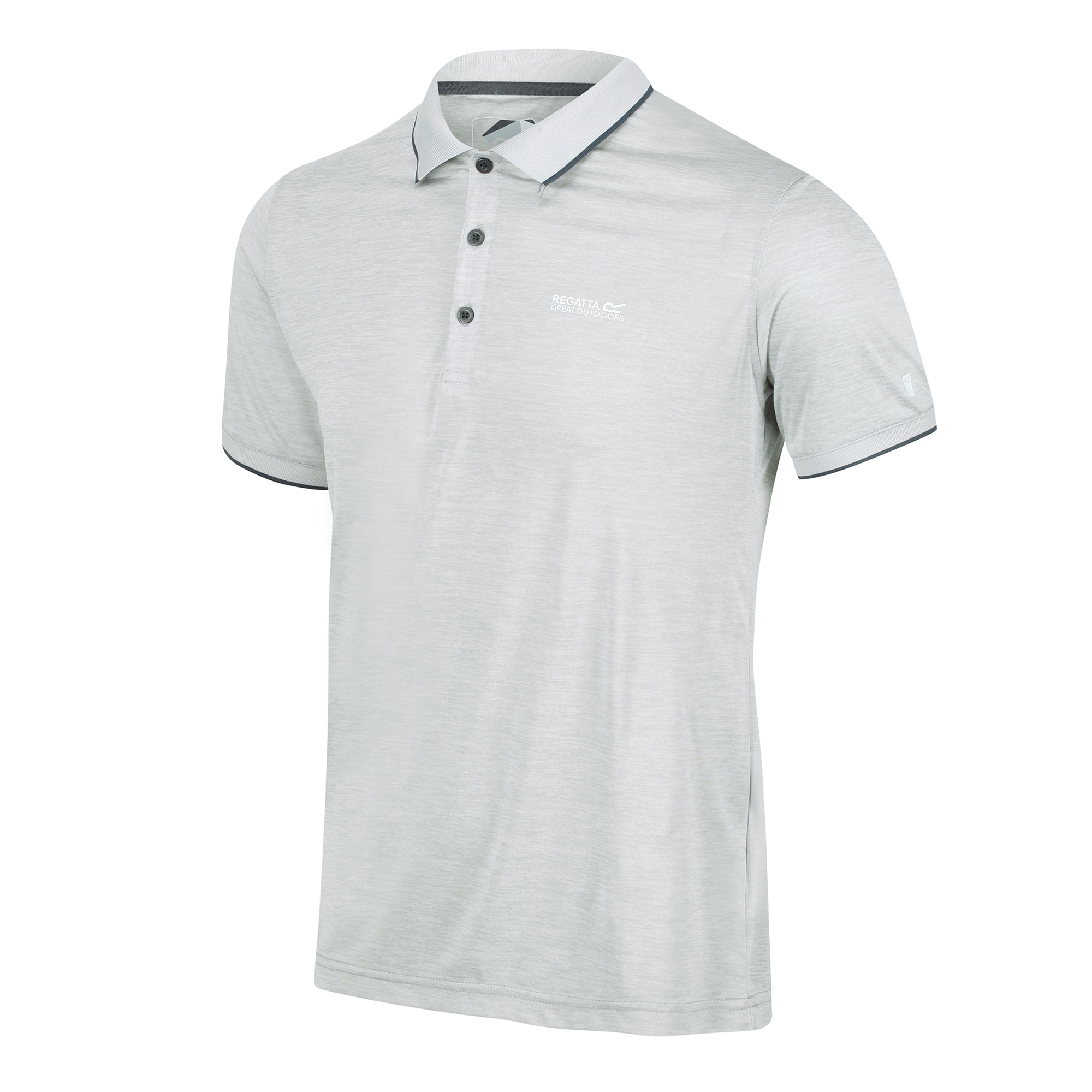 Men's Remex II Jersey Polo Shirt | Silver Grey