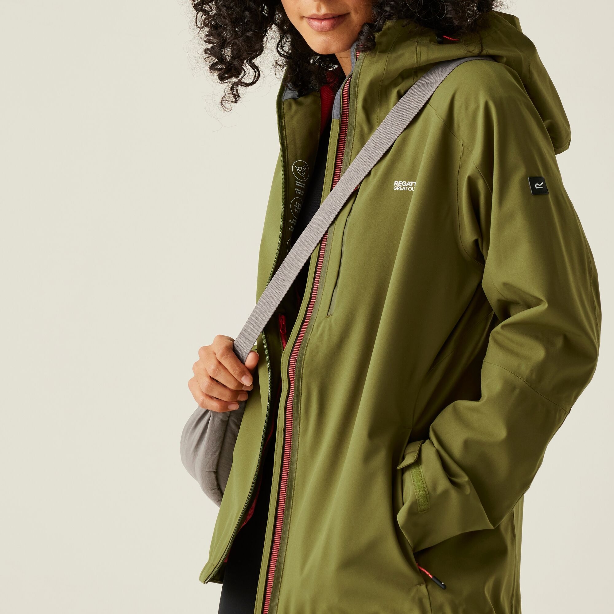 Women's Birchdale II Waterproof Jacket | Nephrite Green Peach Bloom