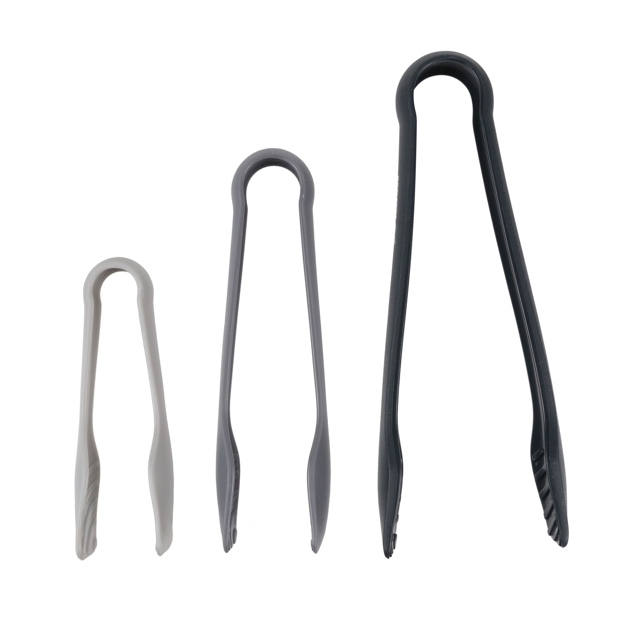 3 Pack Tong Cook Utensils | Ebony Grey