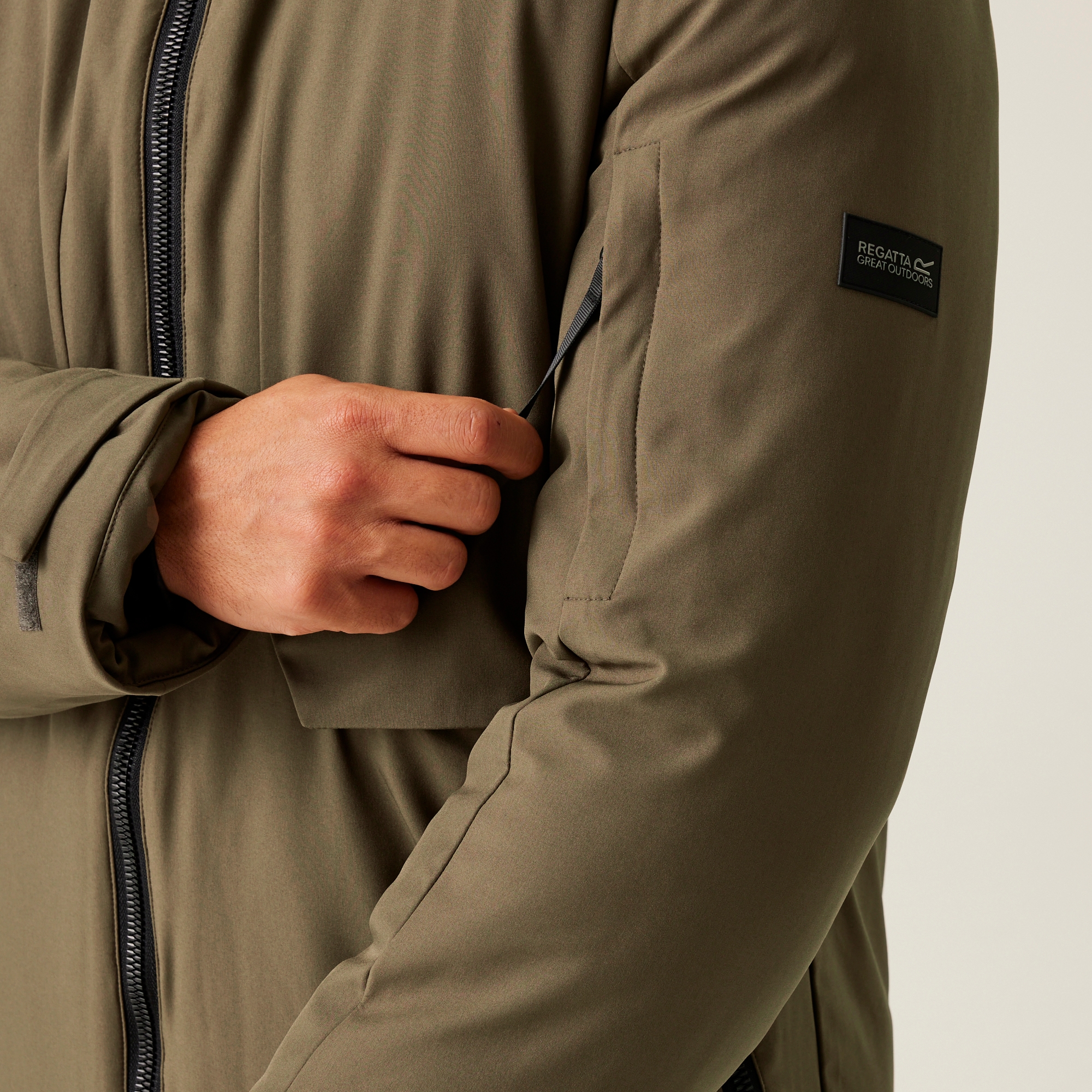 Men's Dallymoore Insulated Padded Jacket | Crocodile Black