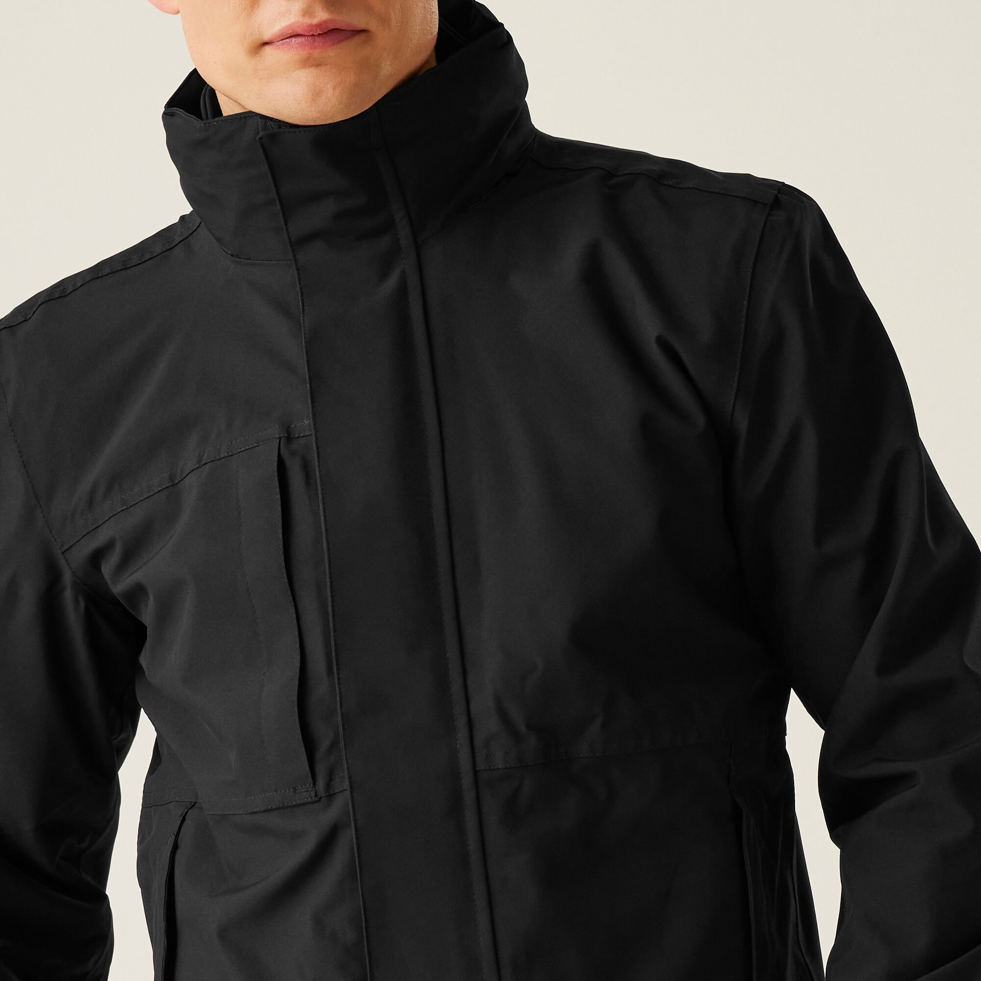 Men's Kingsley Waterproof Stretch 3 in 1 Jacket | Black