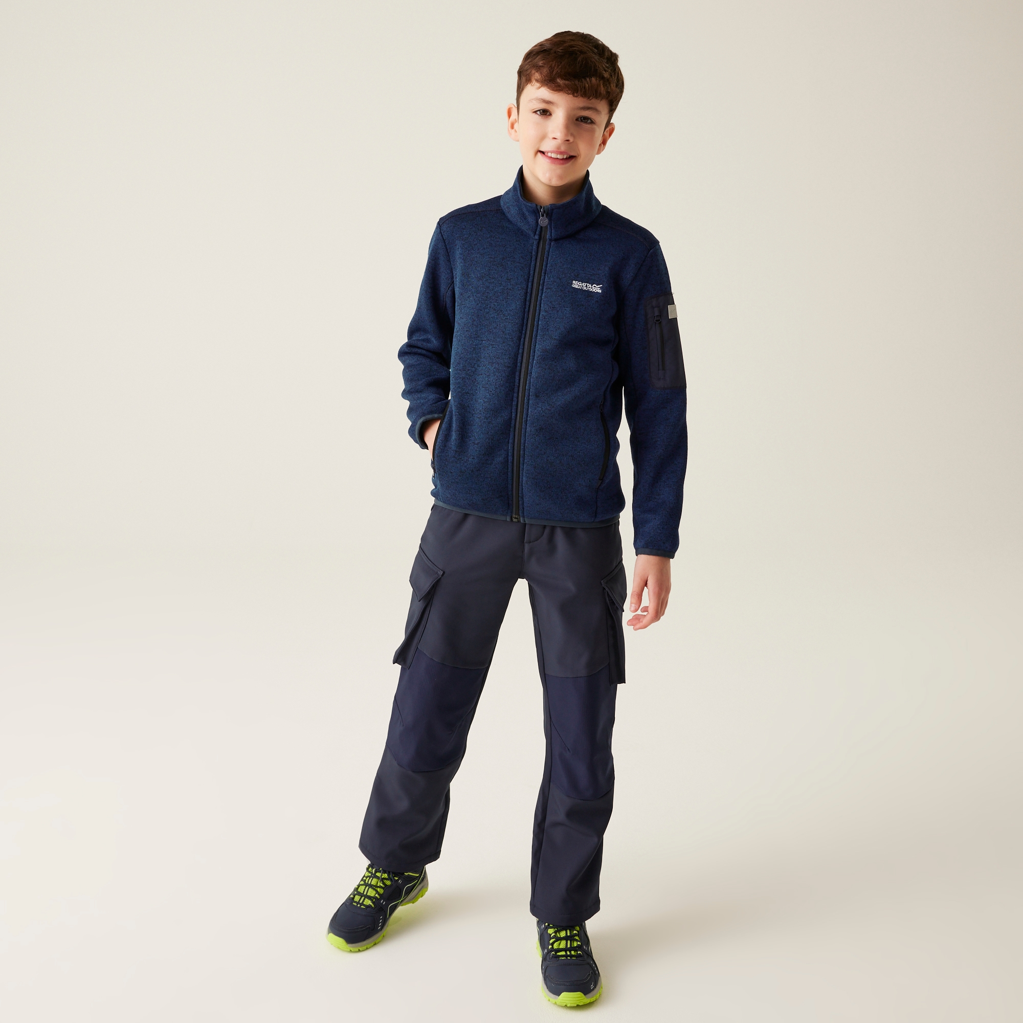 Kids' Newhill Full Zip Fleece | Navy