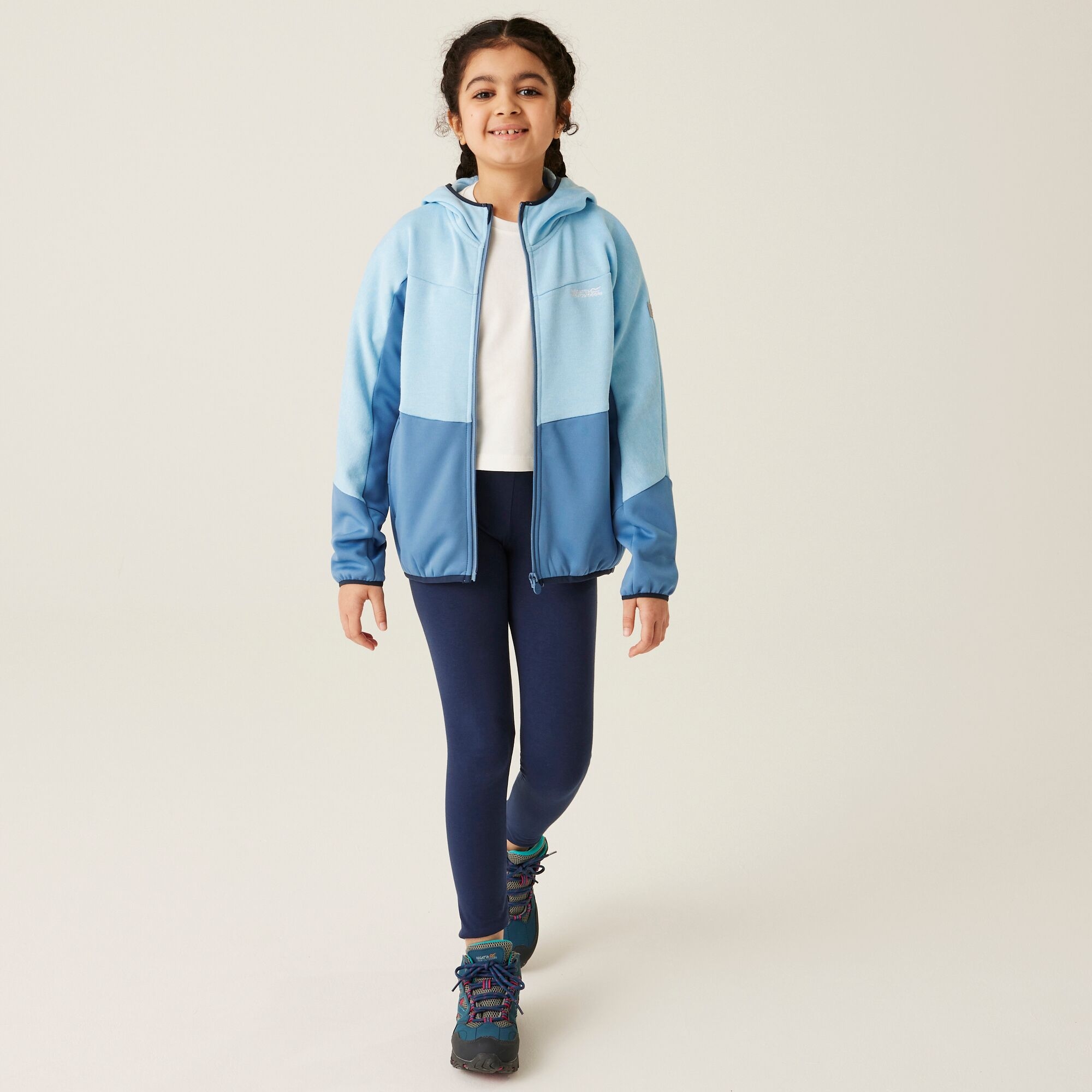 Kids' Dissolver IXI Full Zip Fleece | Clear Sky Coronet Blue