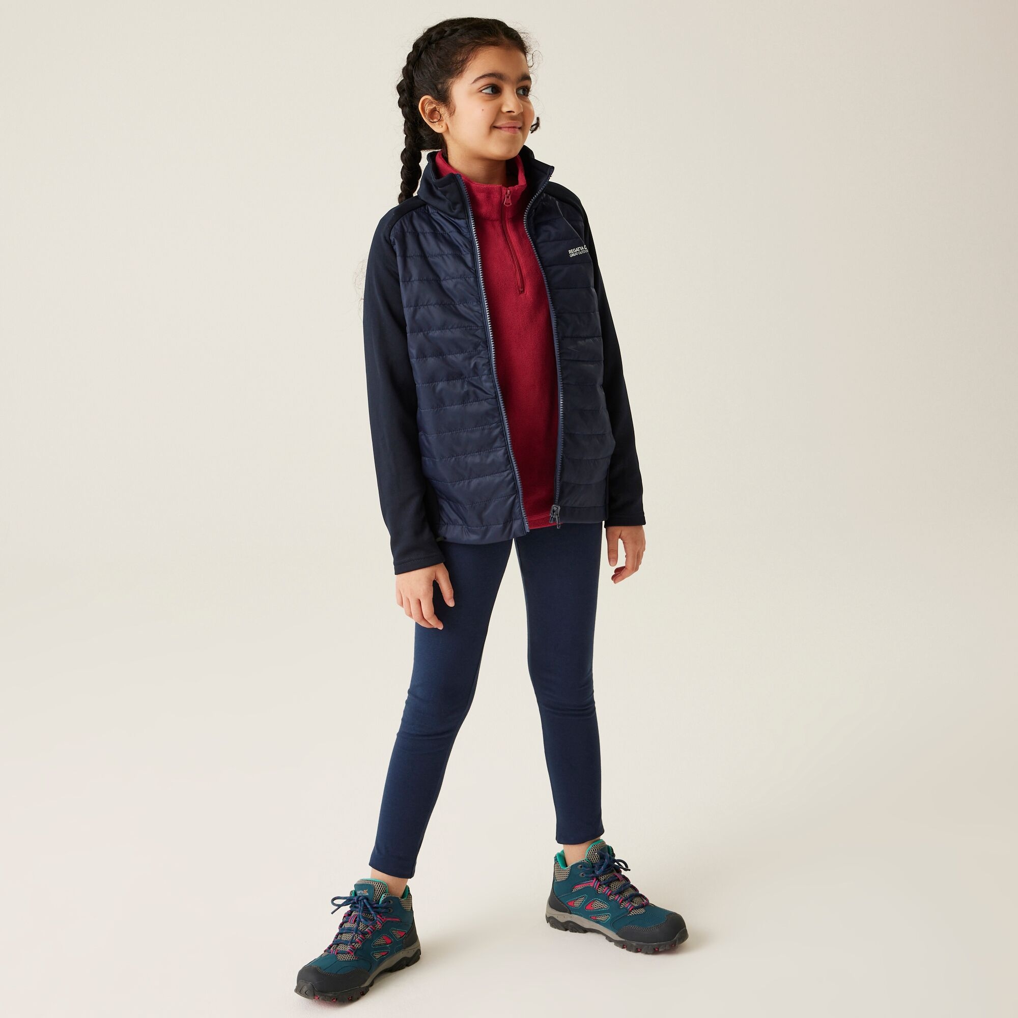 Girls Trekktain 3-in-1 Jacket | Coronet Blue Clear Sky