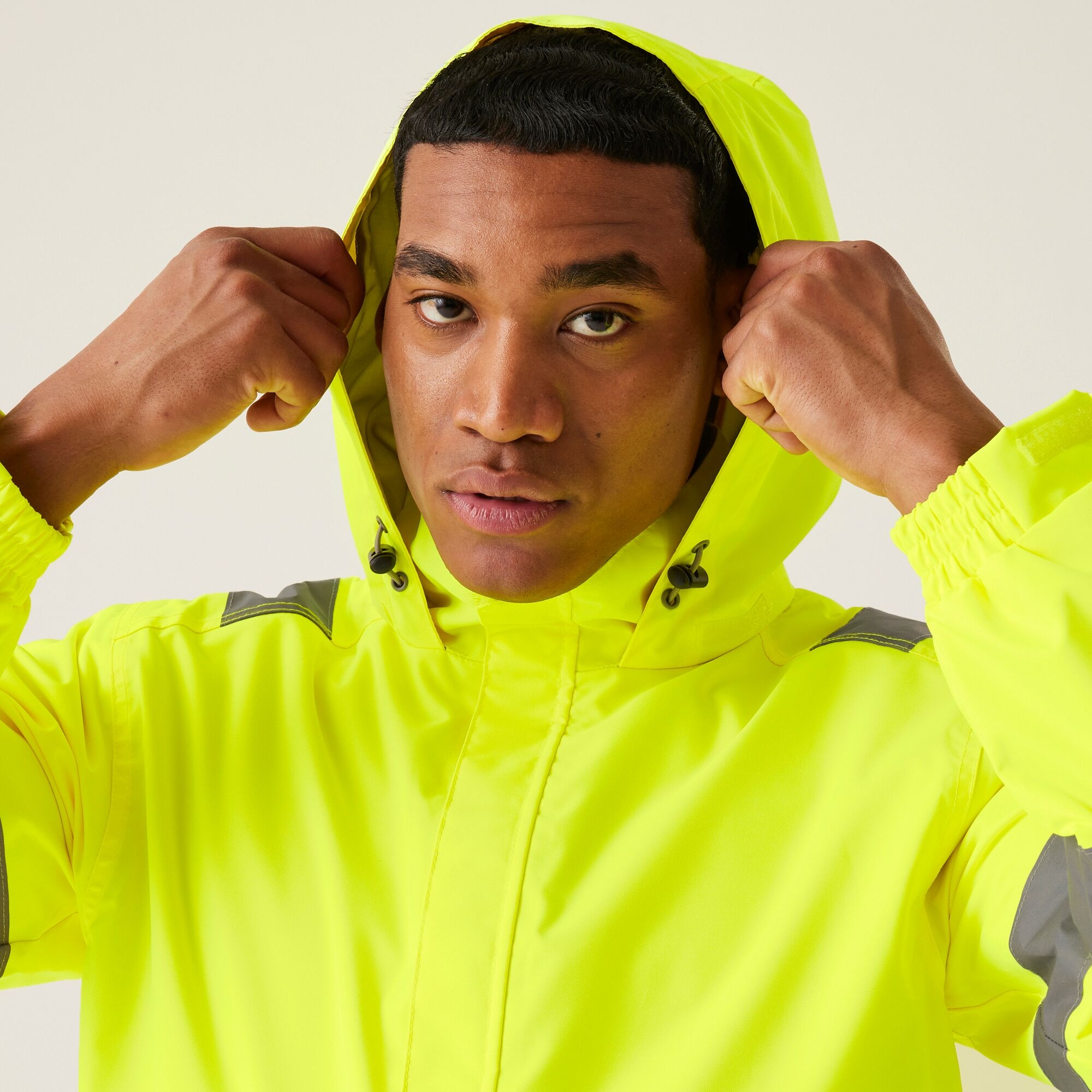 Men's Hi-Vis Pro Contract Dover Jacket | Yellow