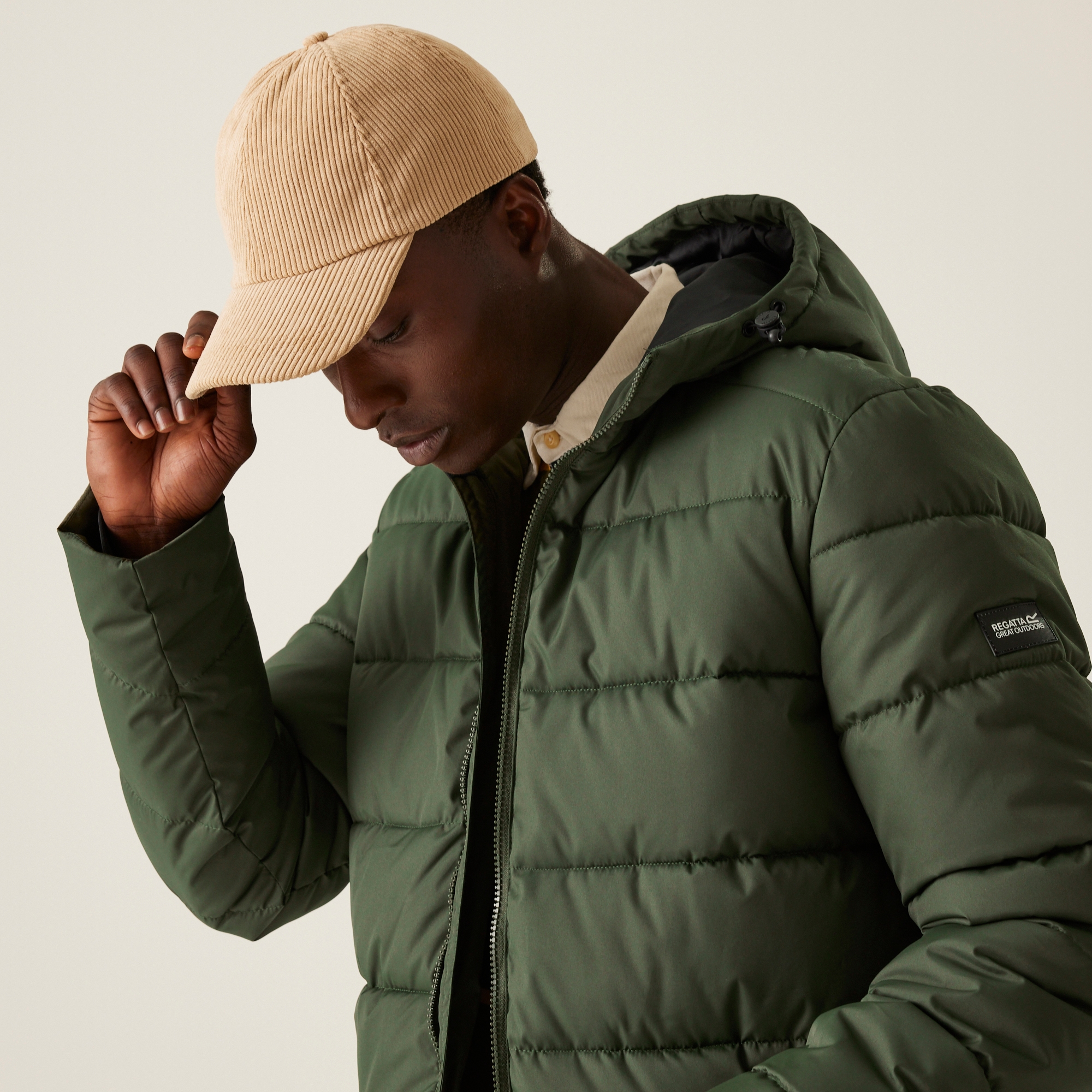 Men's Lakiver Padded Jacket | Dark Khaki