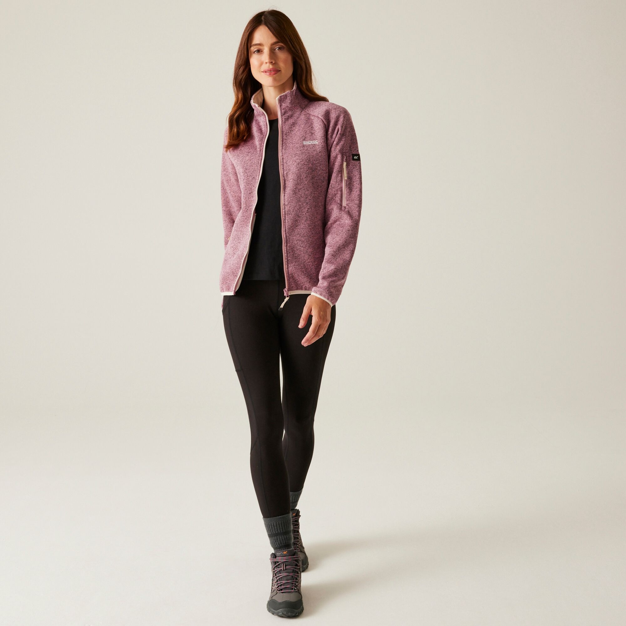 Women's Ravenhill Full Zip Fleece | Lilas Light Vanilla