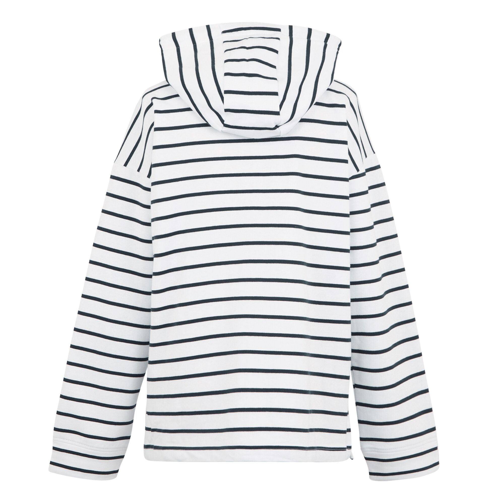 Women's Bayletta II Full Zip Hoody | White Navy Stripe
