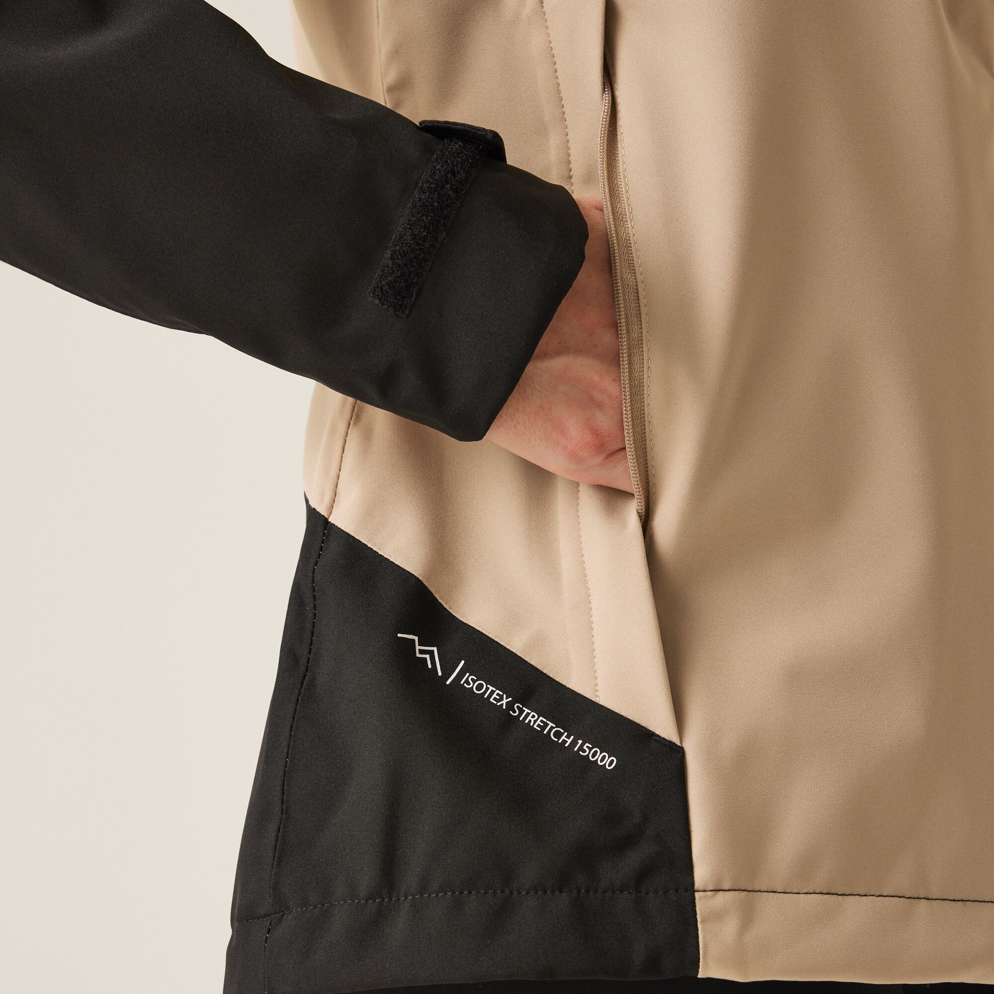 Women's Birchdale Waterproof Jacket | Warm Taupe Black
