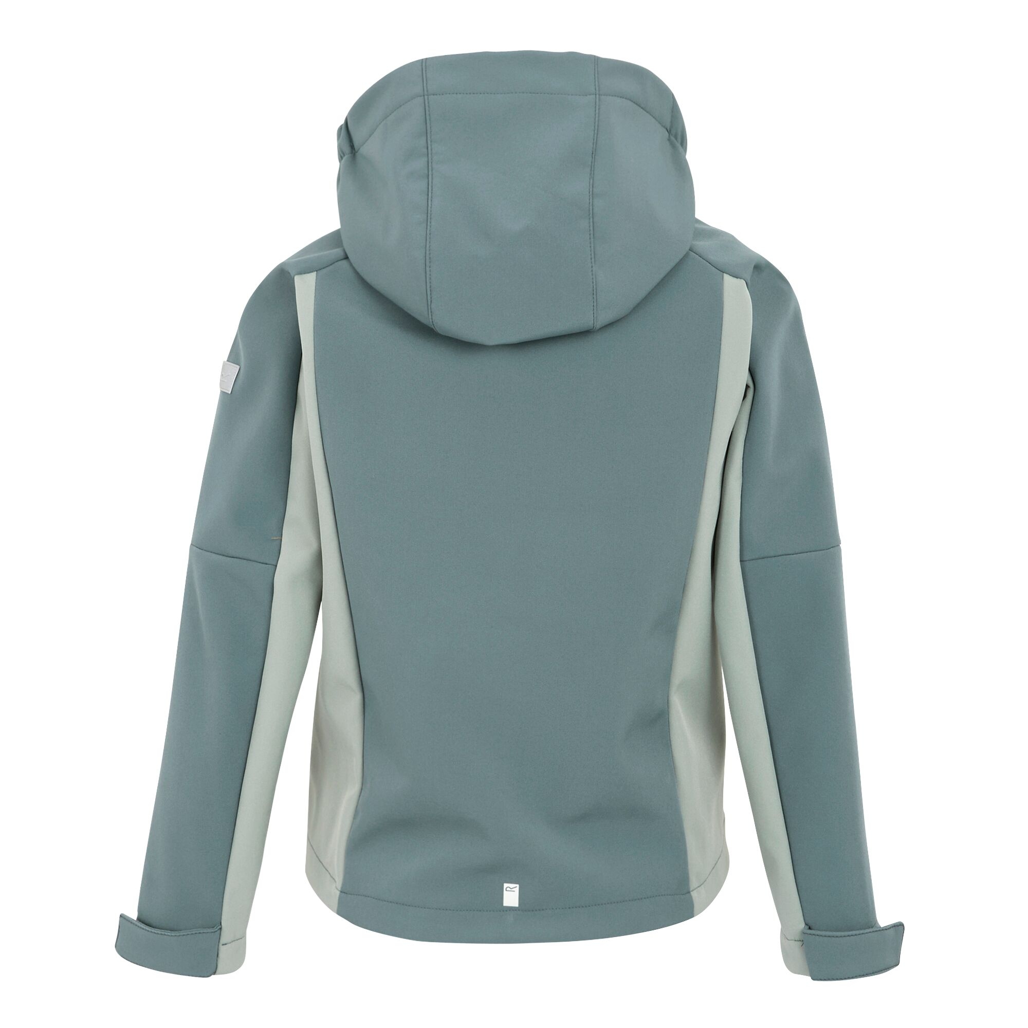 Kids' Acidity VIII Softshell Jacket | Stormy Weather Glacier Bright Marigold