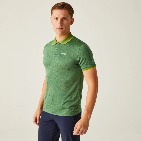 Men's Remex II Jersey Polo Shirt | Nephrite Green Solid