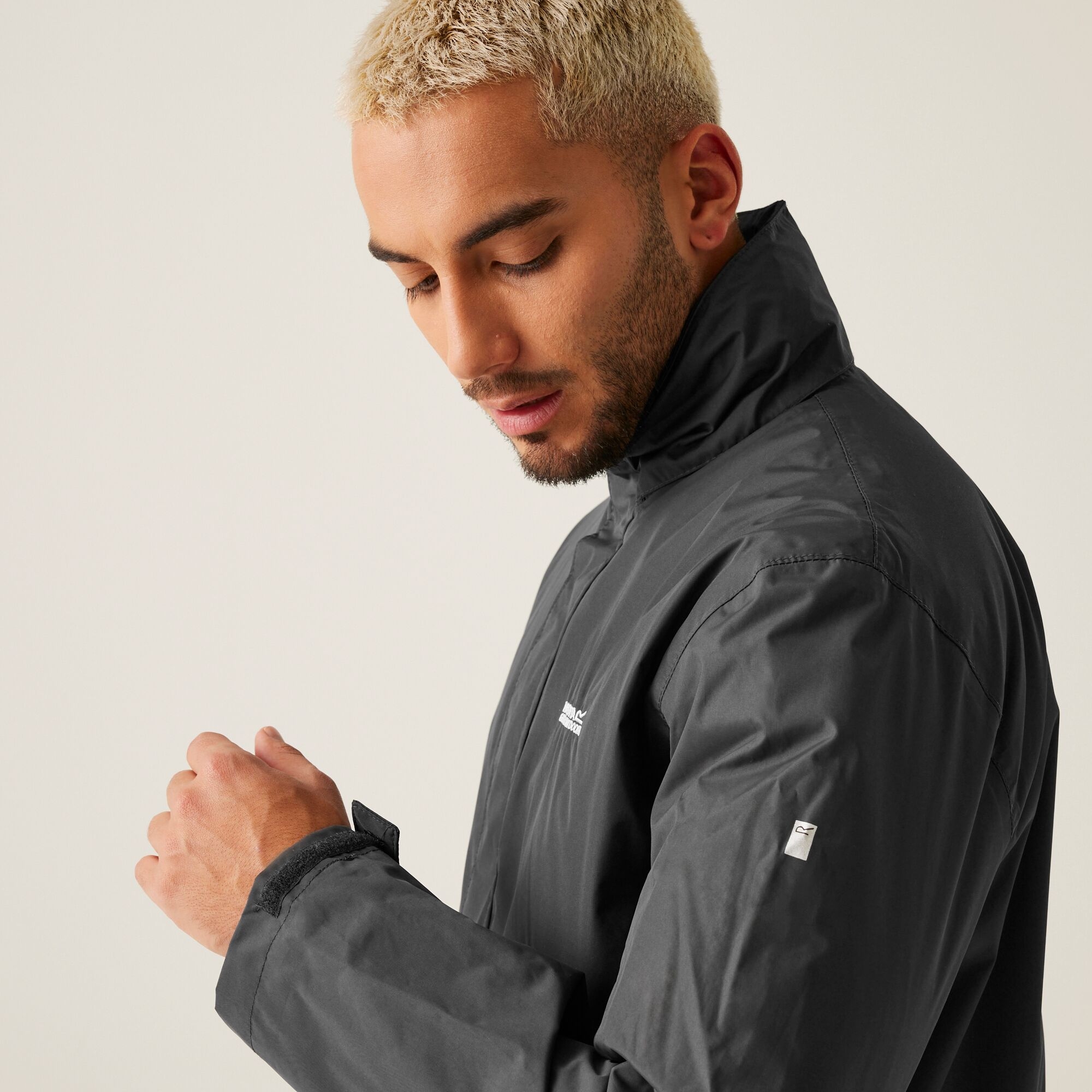 Men's Matt Waterproof Jacket | Ash Black