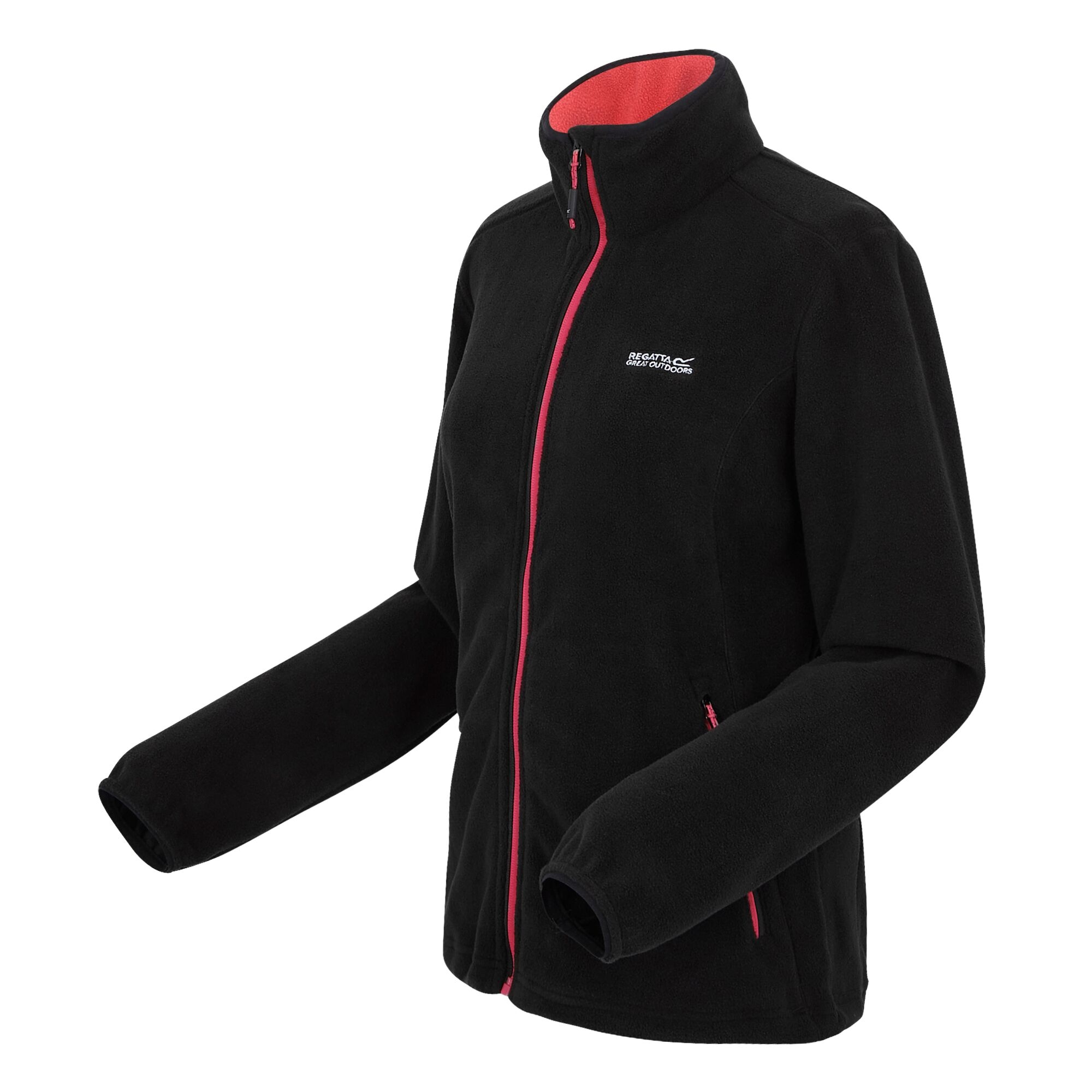 Women's Floreo IV Full Zip Fleece | Black Peach Bloom