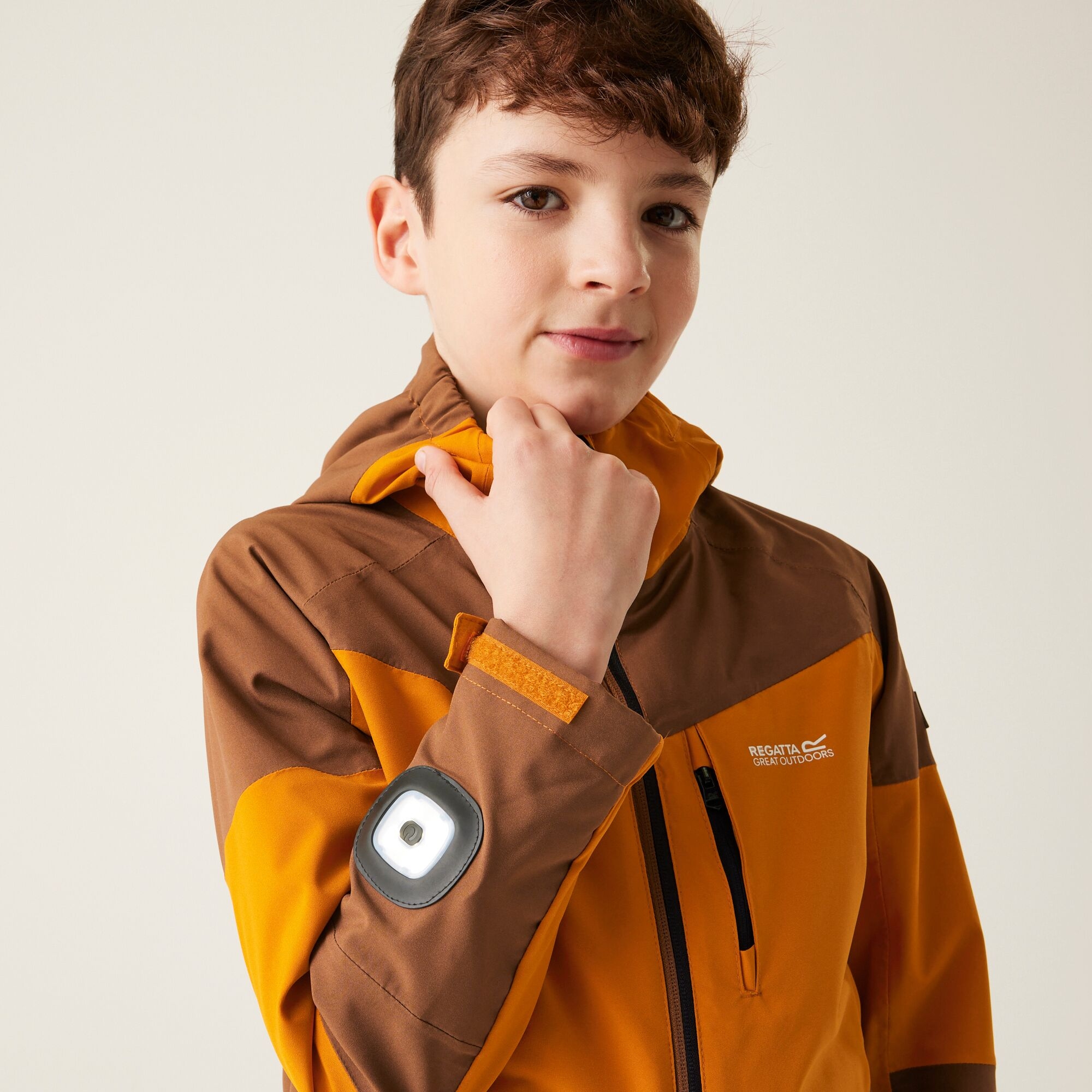 Boys Trekktain 3-in-1 Jacket | Fox Dark Brown Fox Inner