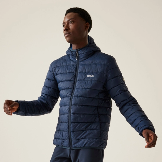 Men's Hooded Marizion Padded Jacket | Olympian Blue Green Flash