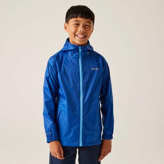 Kids' Pack It Waterproof Packaway Jacket | Exotic Plume Icy Morn